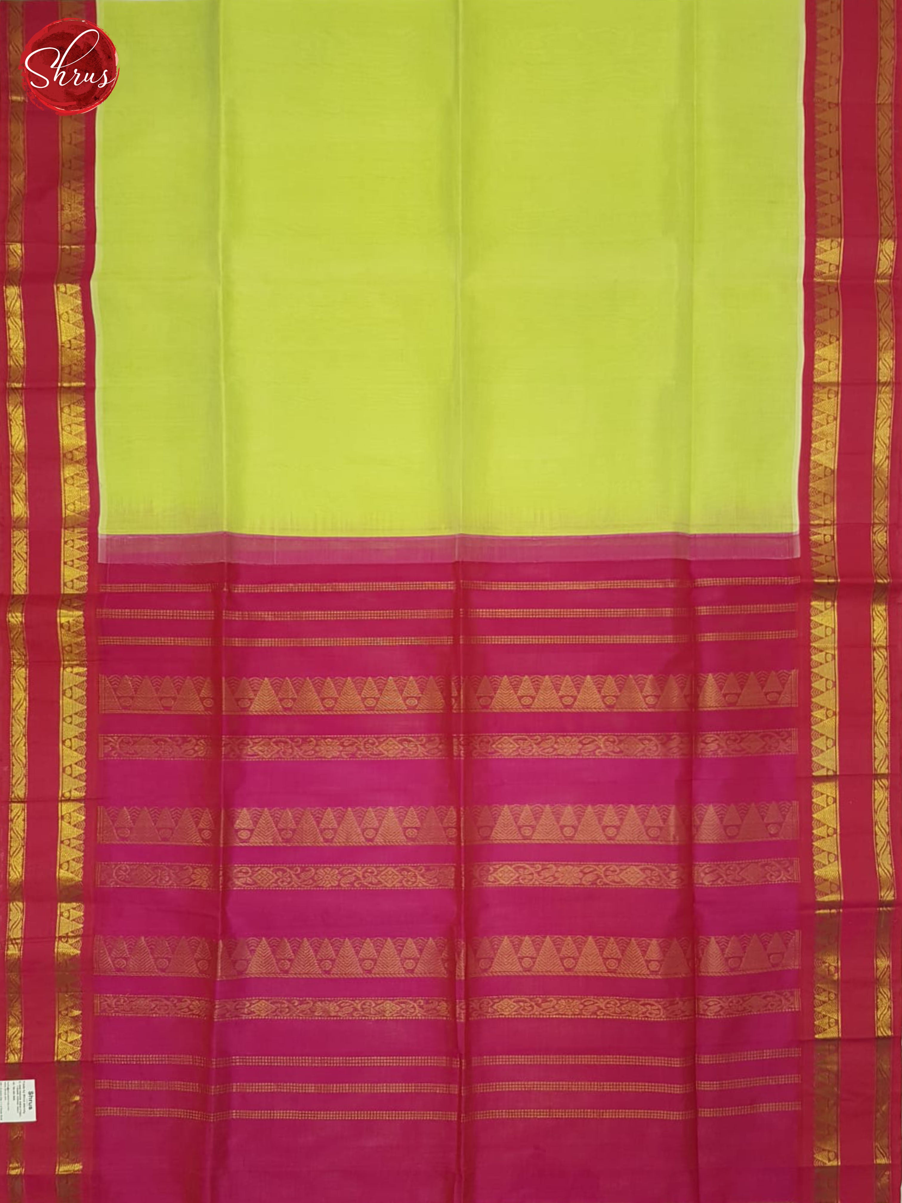 BHS25251 - Silk Cotton Saree - Shop on ShrusEternity.com