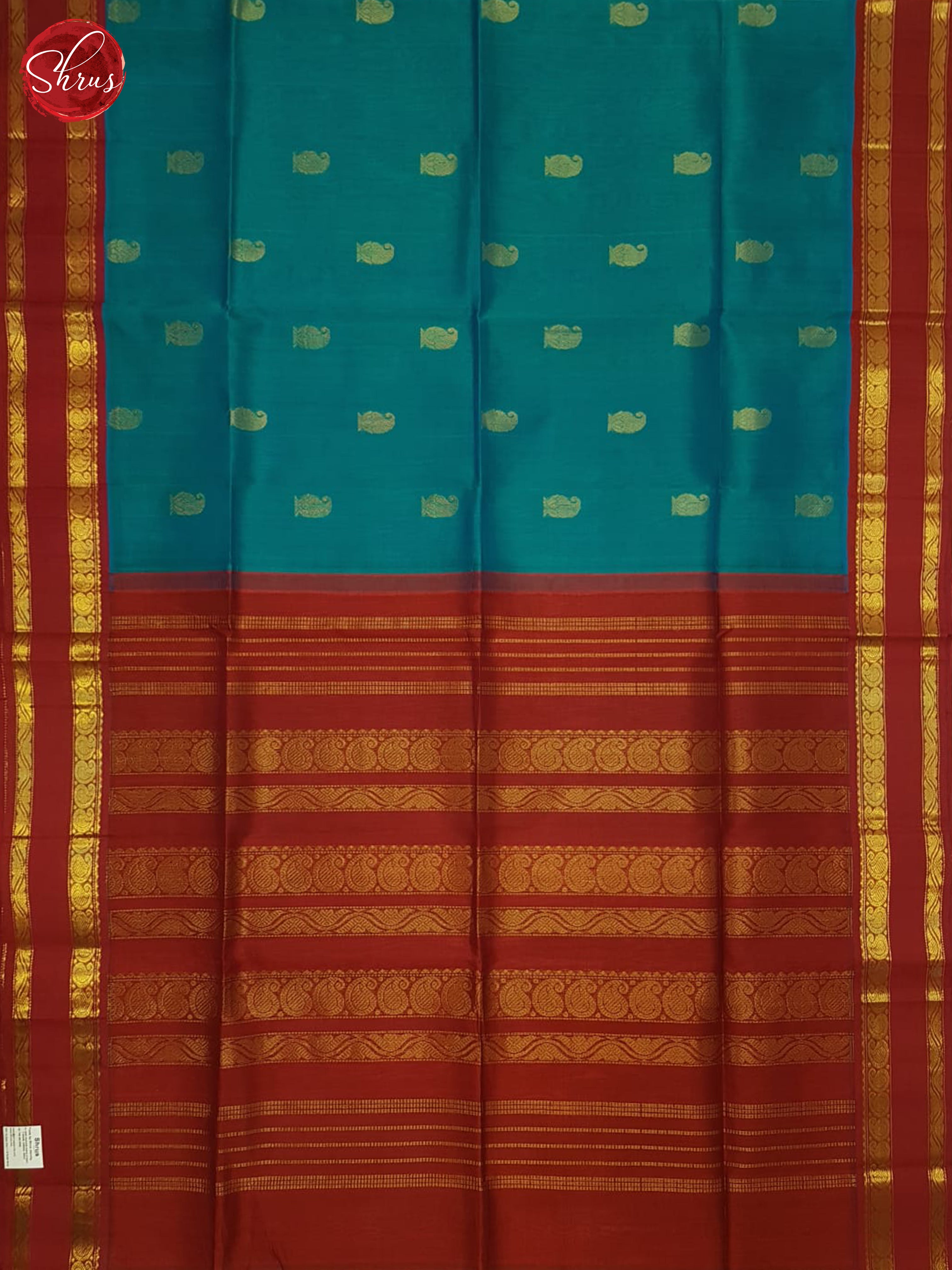 BHS25284 - Silk Cotton Saree - Shop on ShrusEternity.com