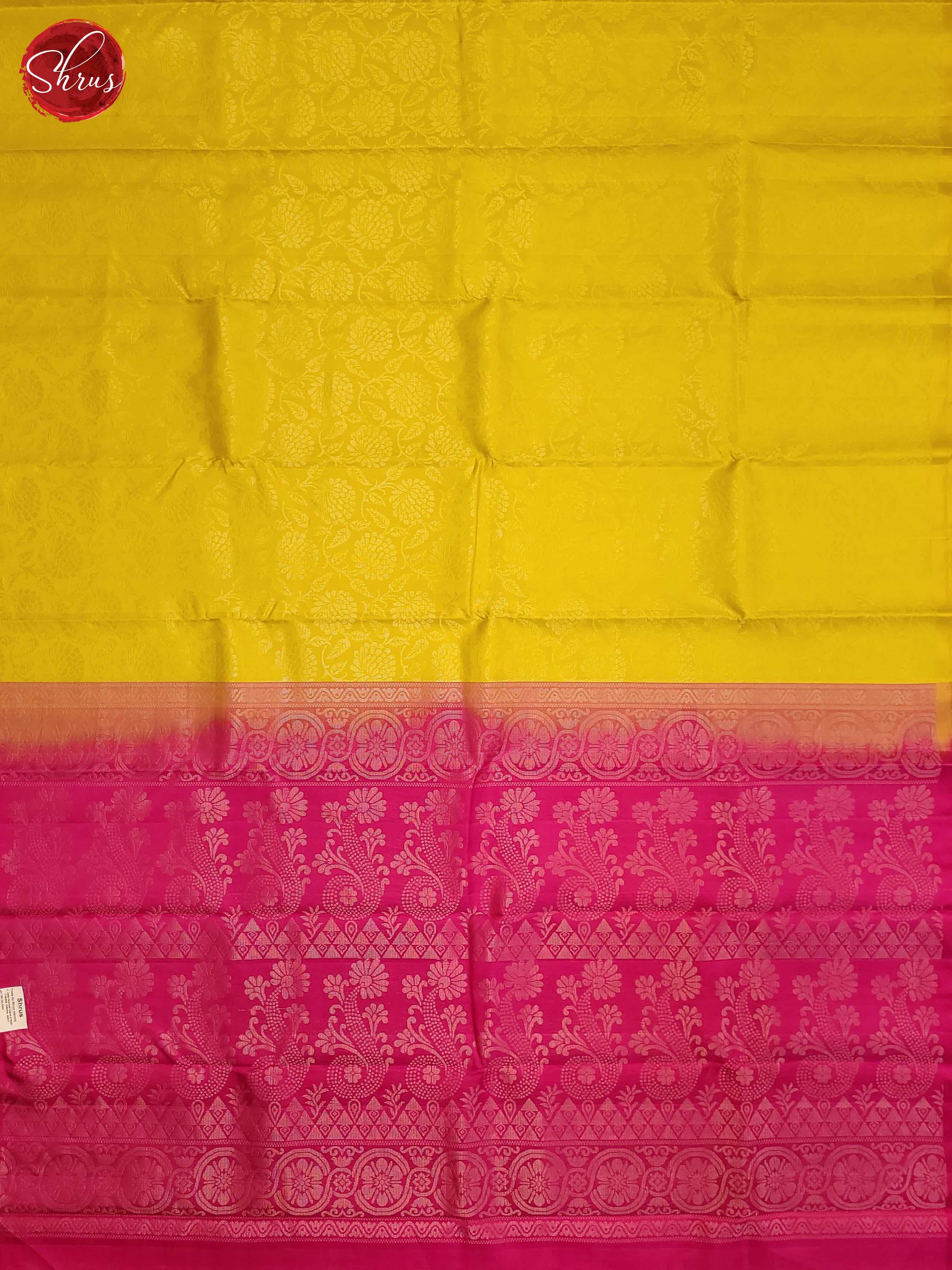 Green and pink-Soft Silk Saree - Shop on ShrusEternity.com