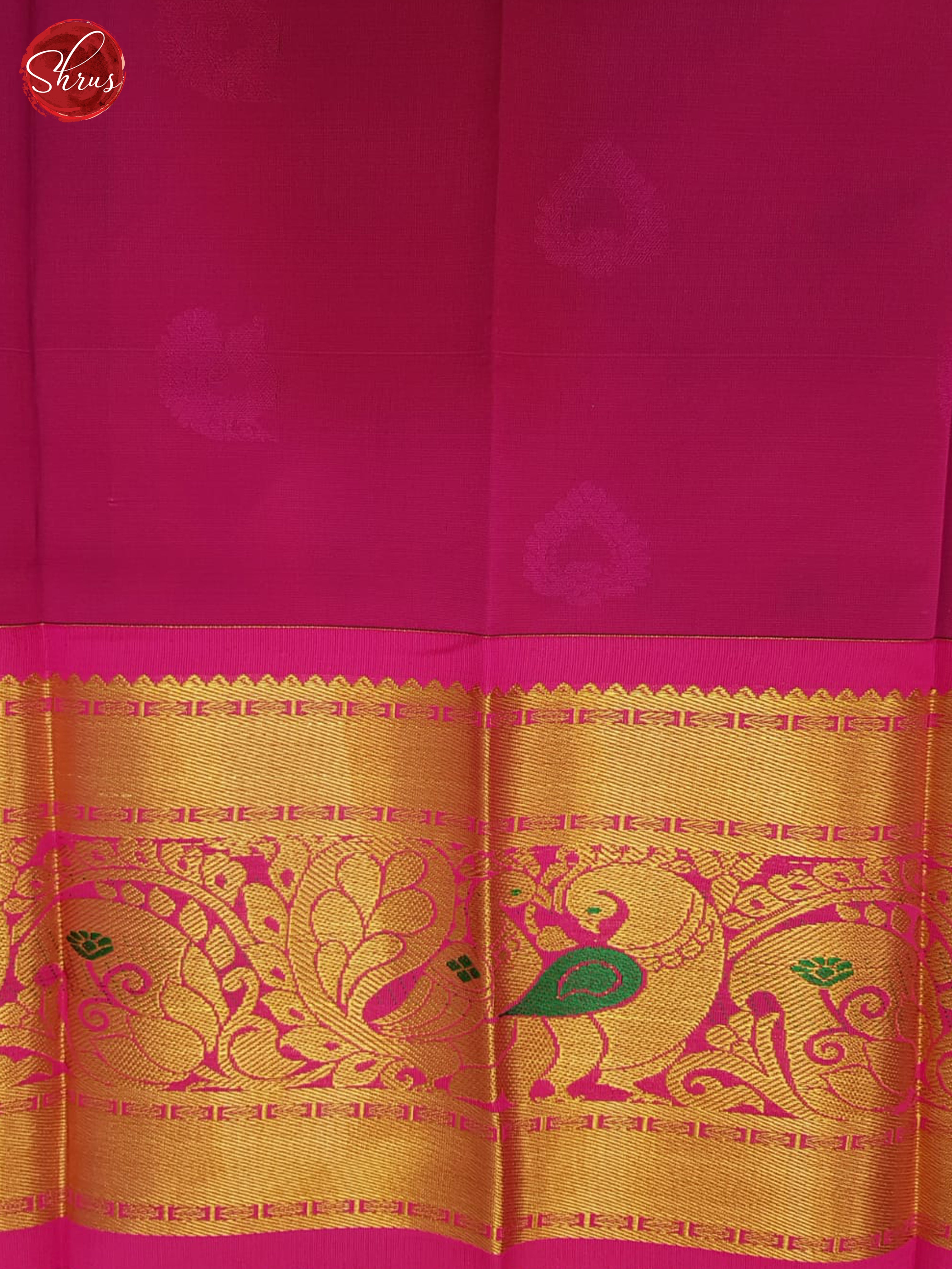 Blue & Pink - Semi Kuppadam Saree - Shop on ShrusEternity.com