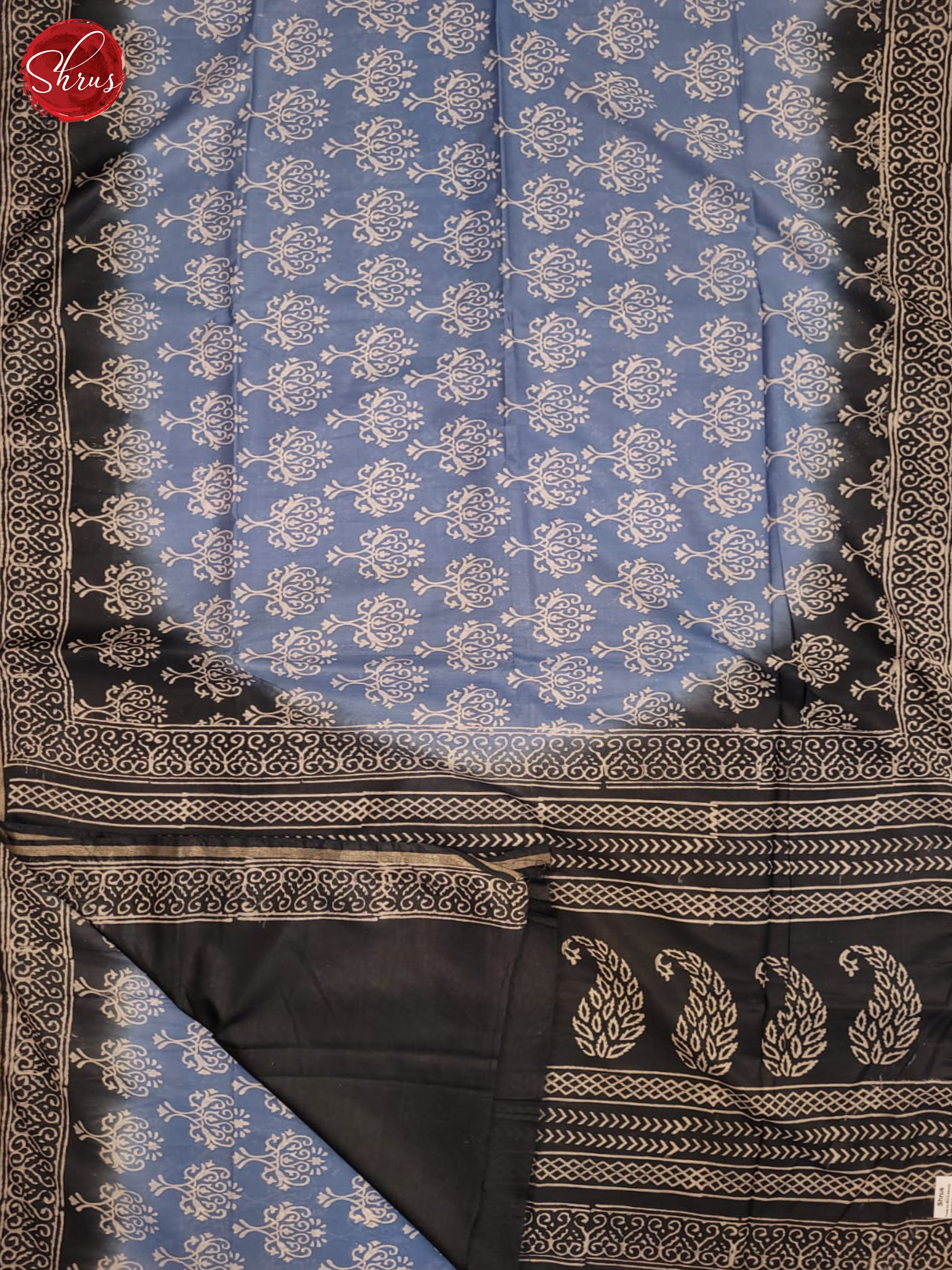 BHS28016 - Semi Chanderi Saree - Shop on ShrusEternity.com