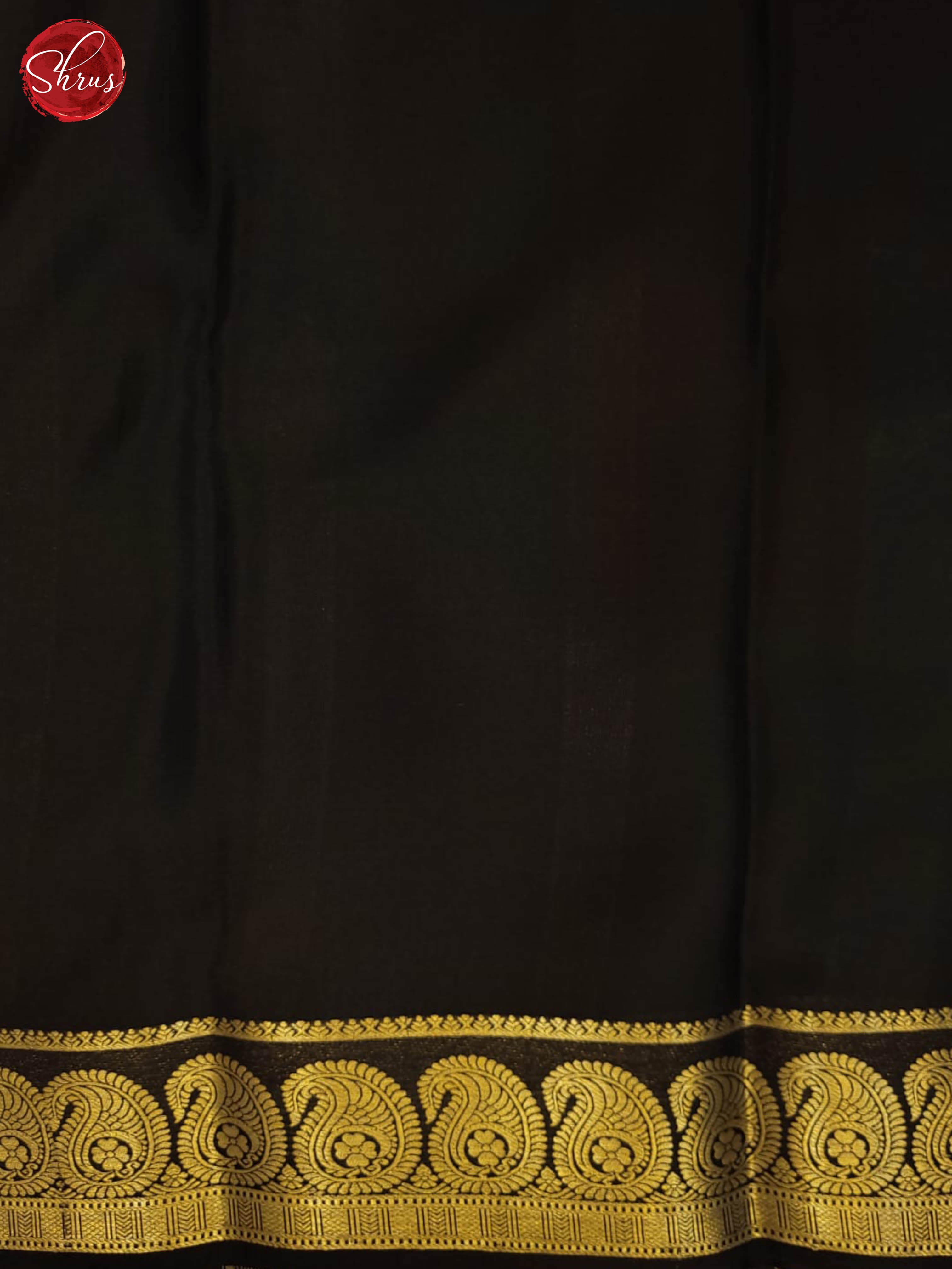 Red and black- Mysore Silk Saree - Shop on ShrusEternity.com