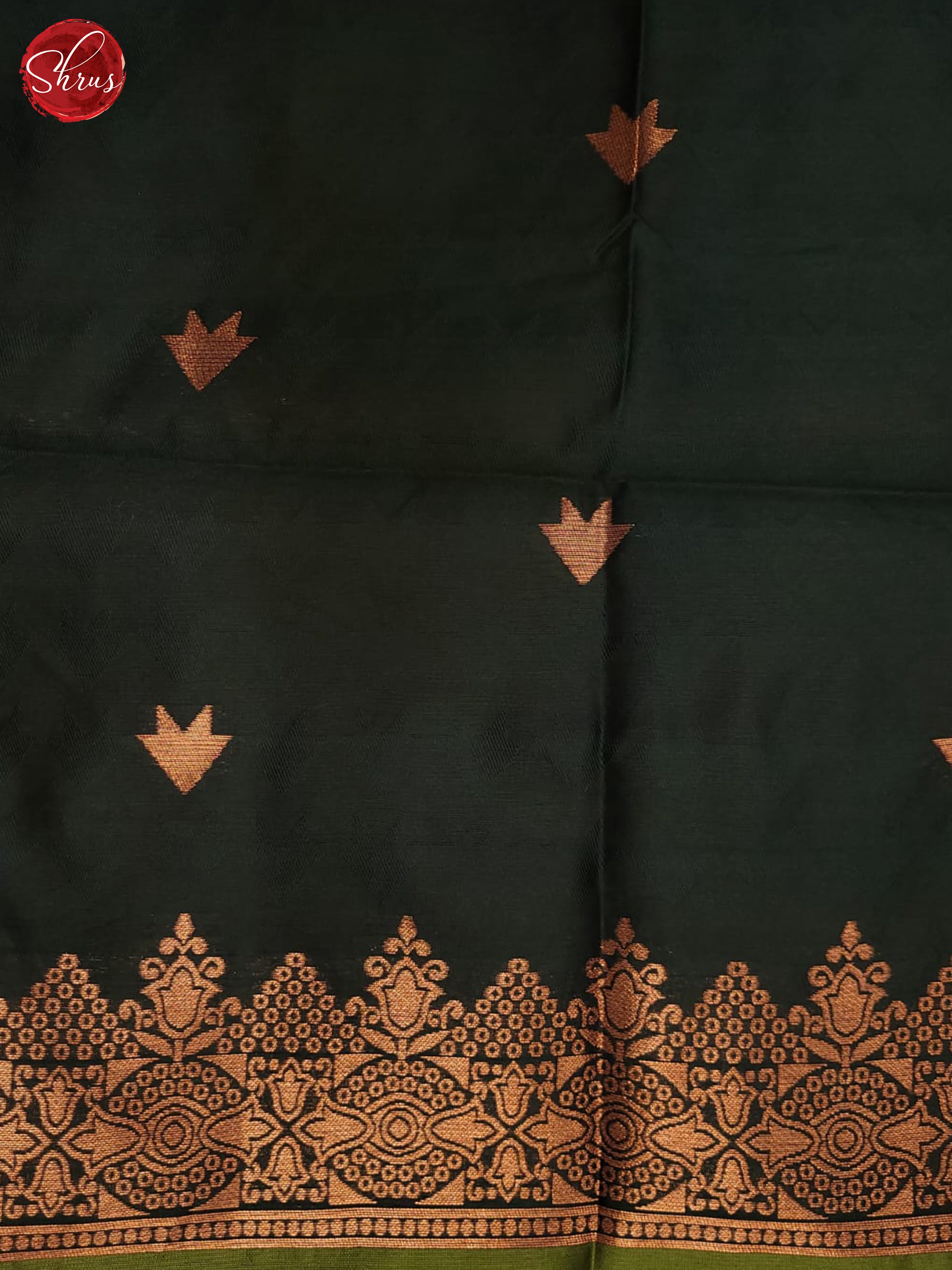 Light & Dark Green - Semi Softsilk Saree - Shop on ShrusEternity.com