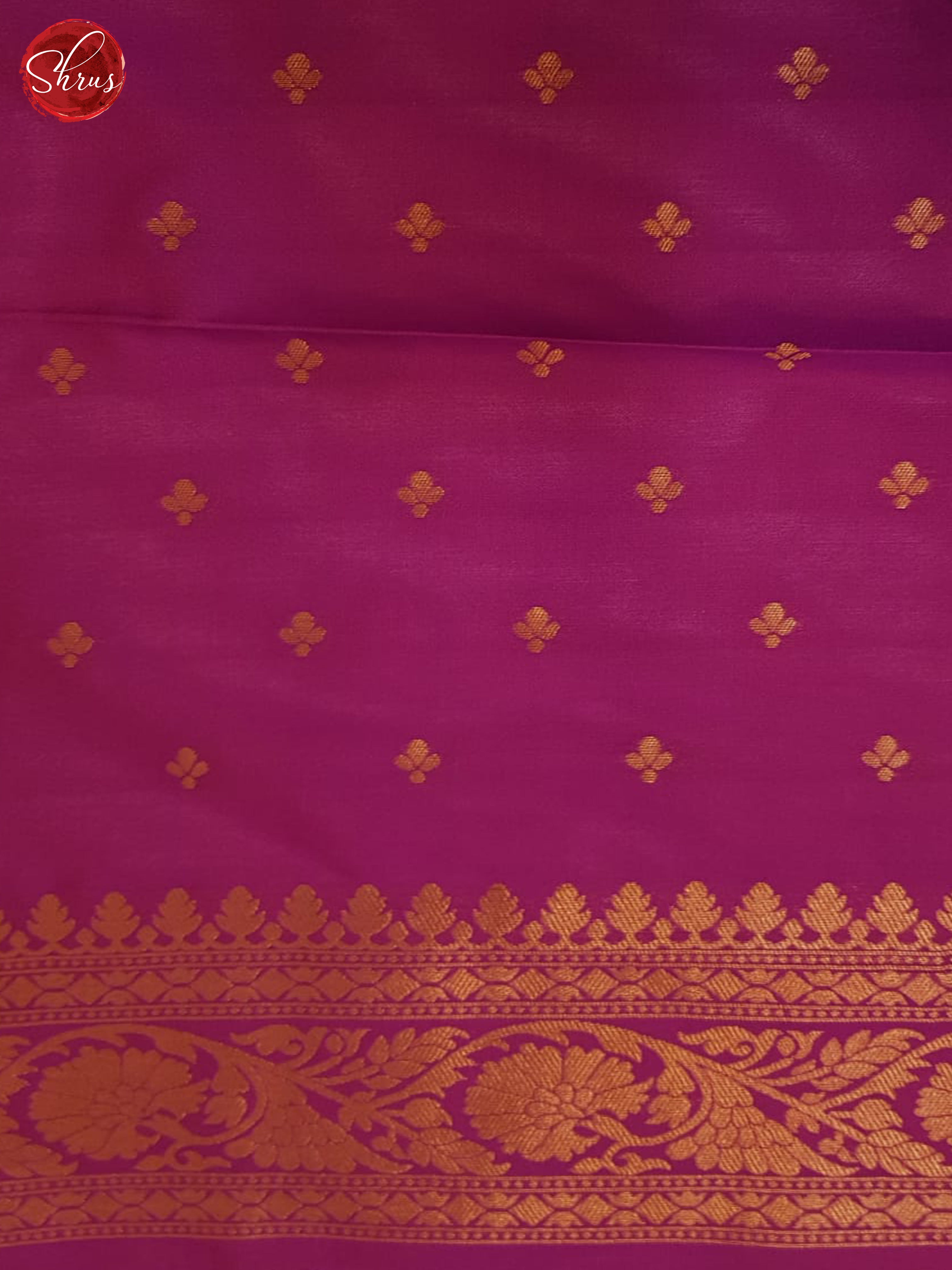 Double Shaded Brownish Green & Pink - Semi soft silk Saree - Shop on ShrusEternity.com