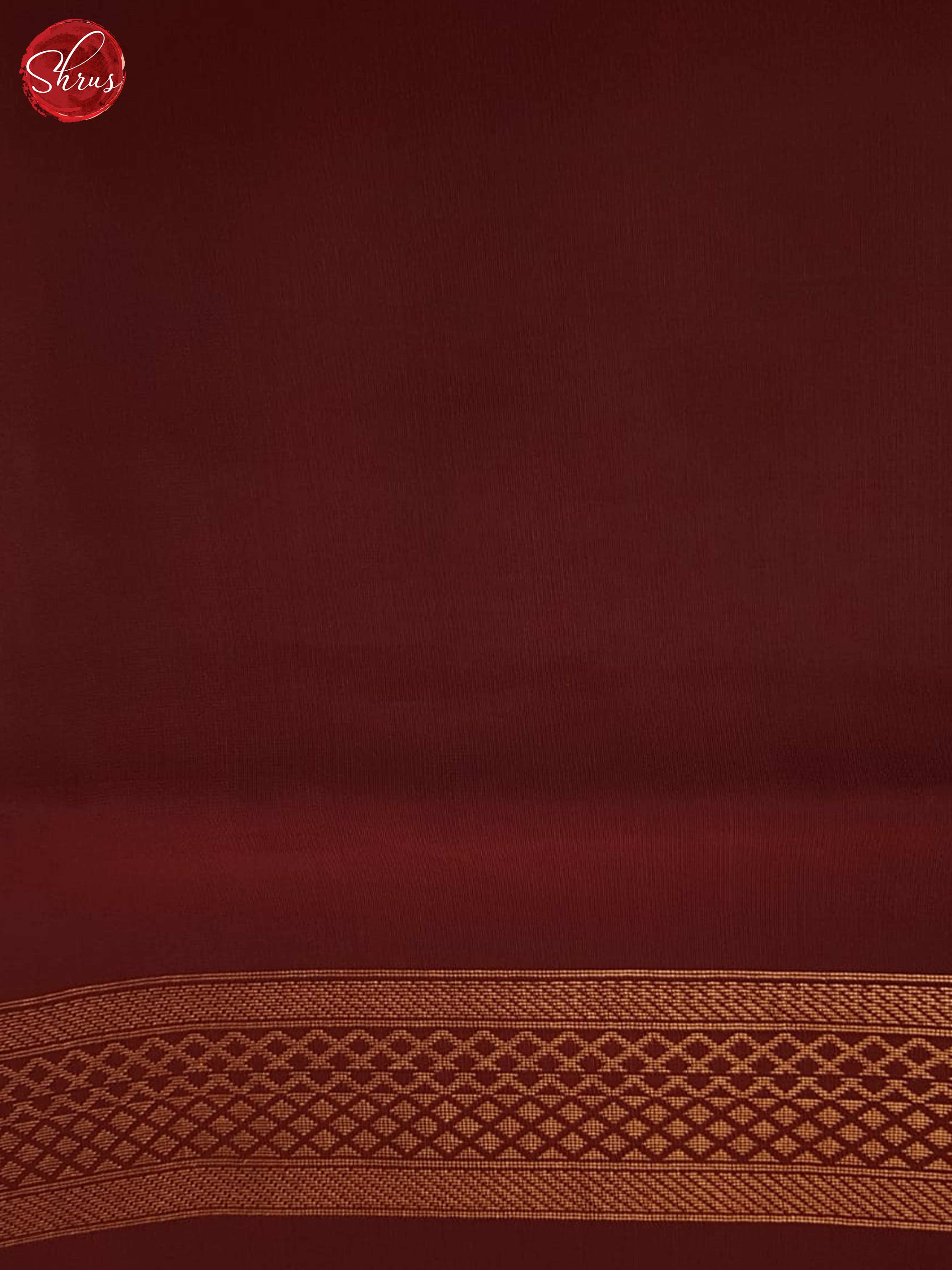 Blue & Maroon - Semi Softsilk Saree - Shop on ShrusEternity.com