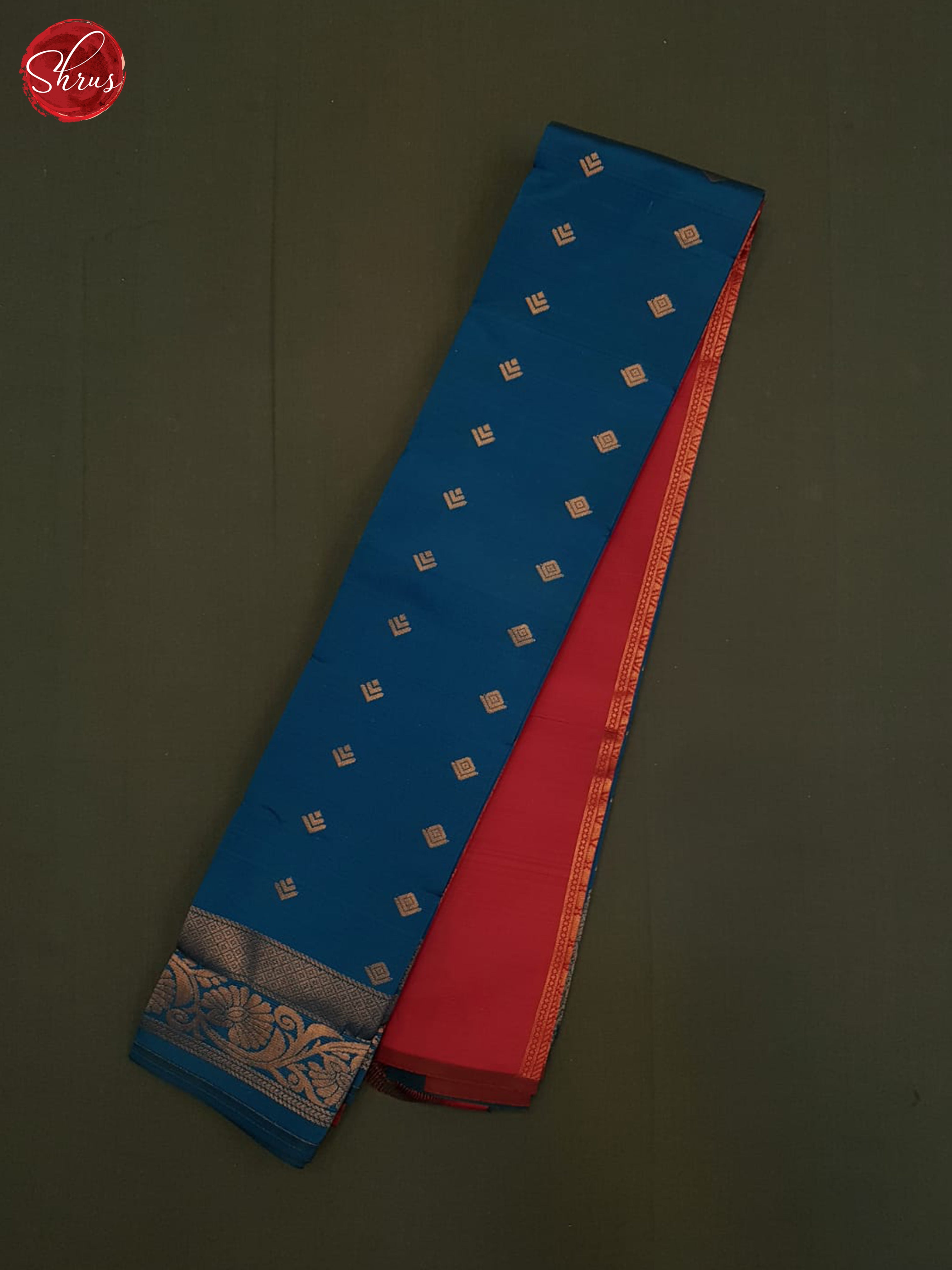 Blue And Pink-Semi soft silk saree - Shop on ShrusEternity.com