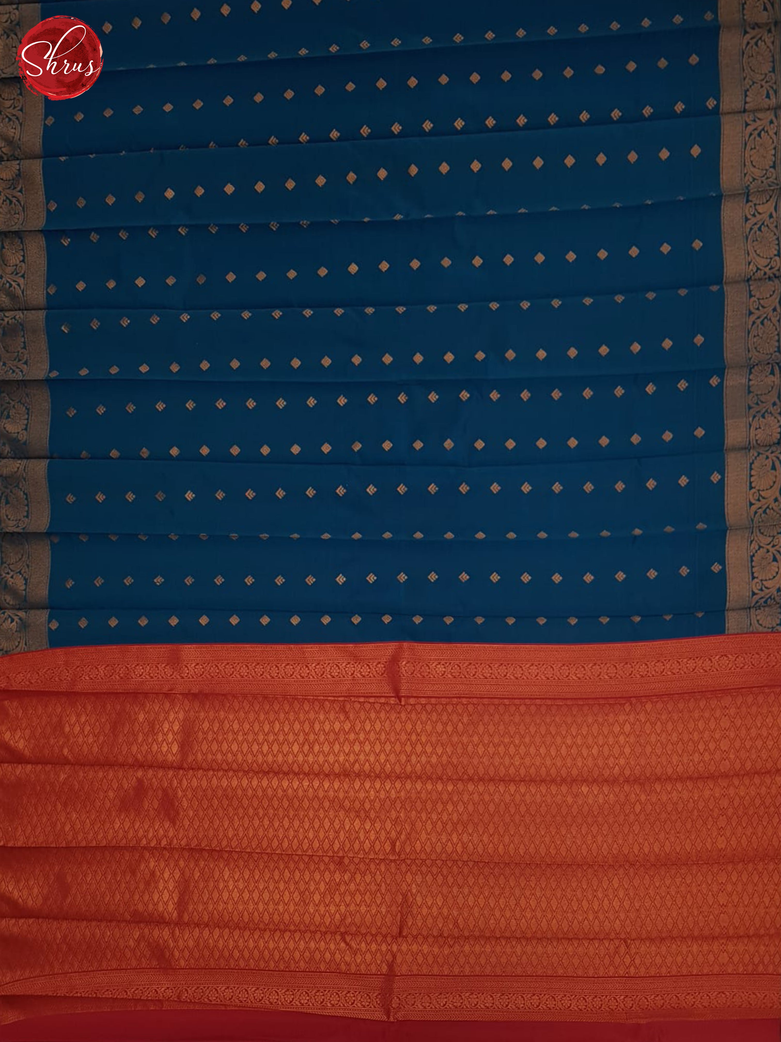 Blue And Pink-Semi soft silk saree - Shop on ShrusEternity.com