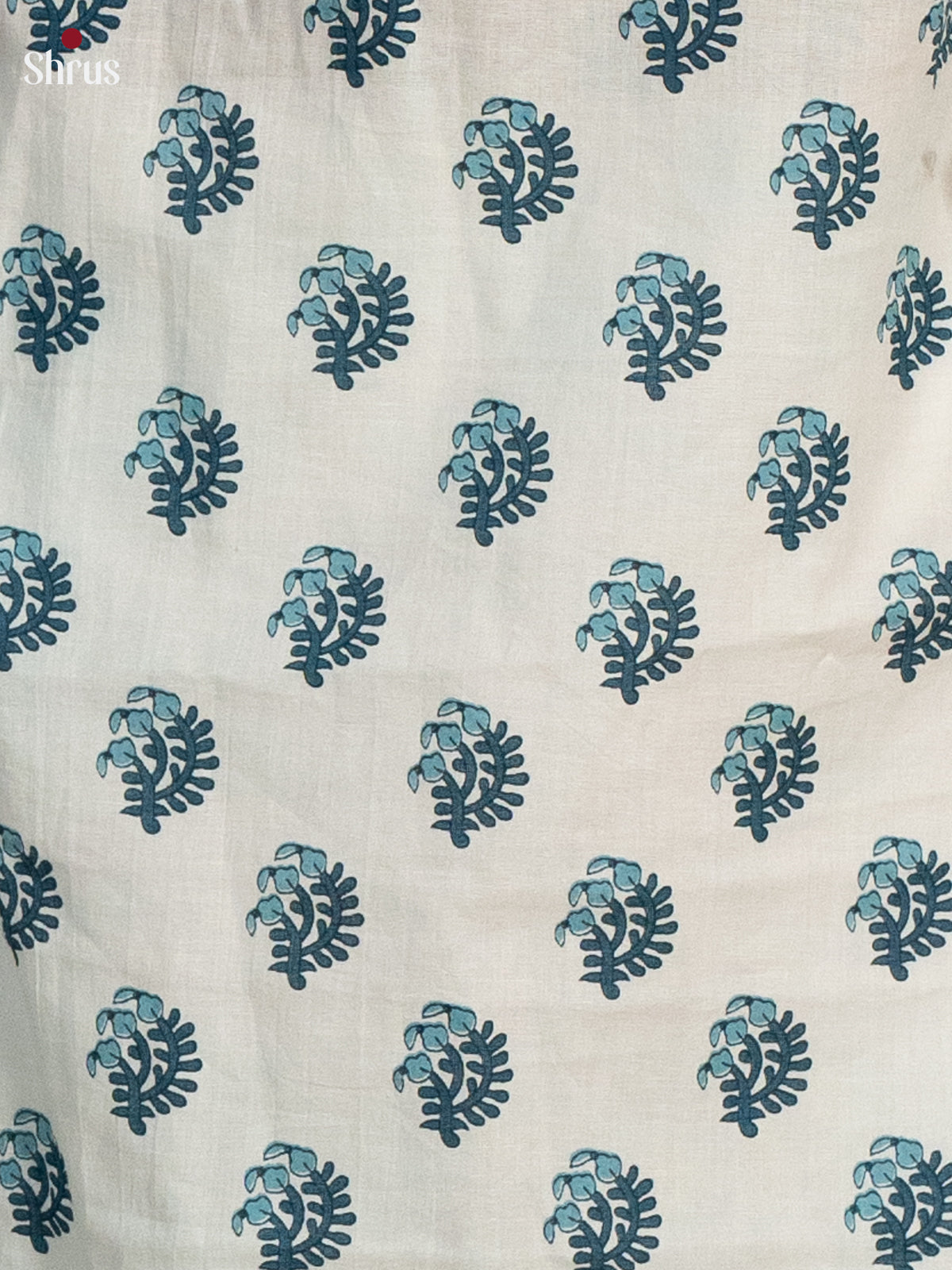 White & Blue - Printed Readymade Kurti - Shop on ShrusEternity.com