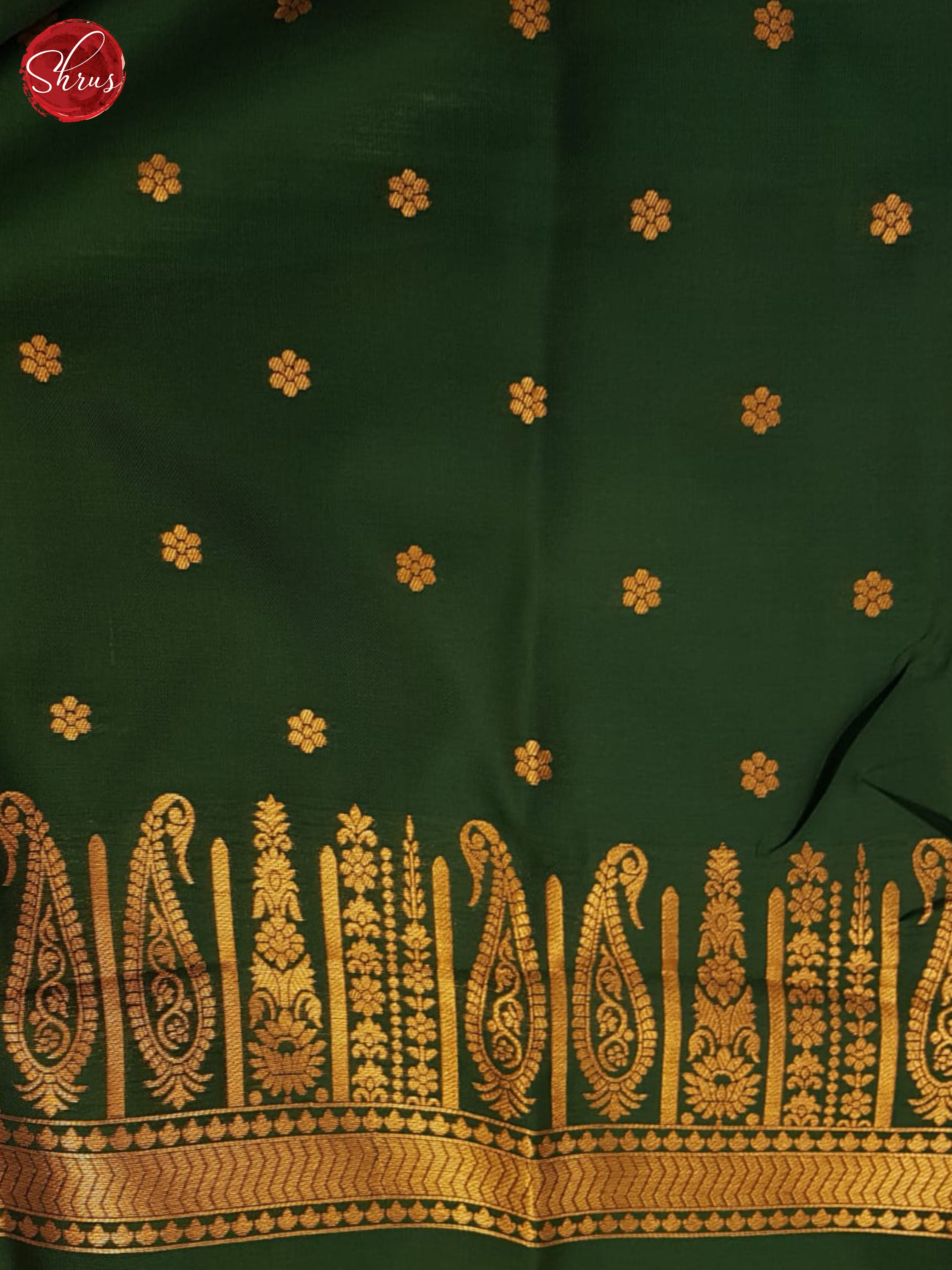 Mustard And Green- Semi soft silk saree - Shop on ShrusEternity.com