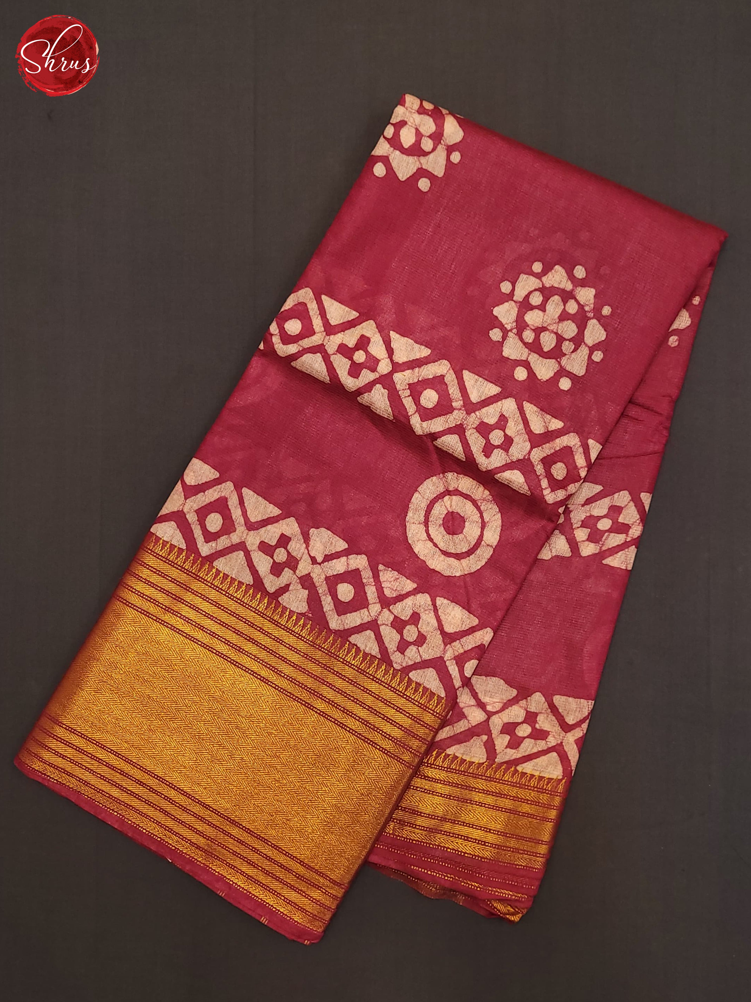 Majenta Pink(Single Tone) - Bhatik Saree - Shop on ShrusEternity.com