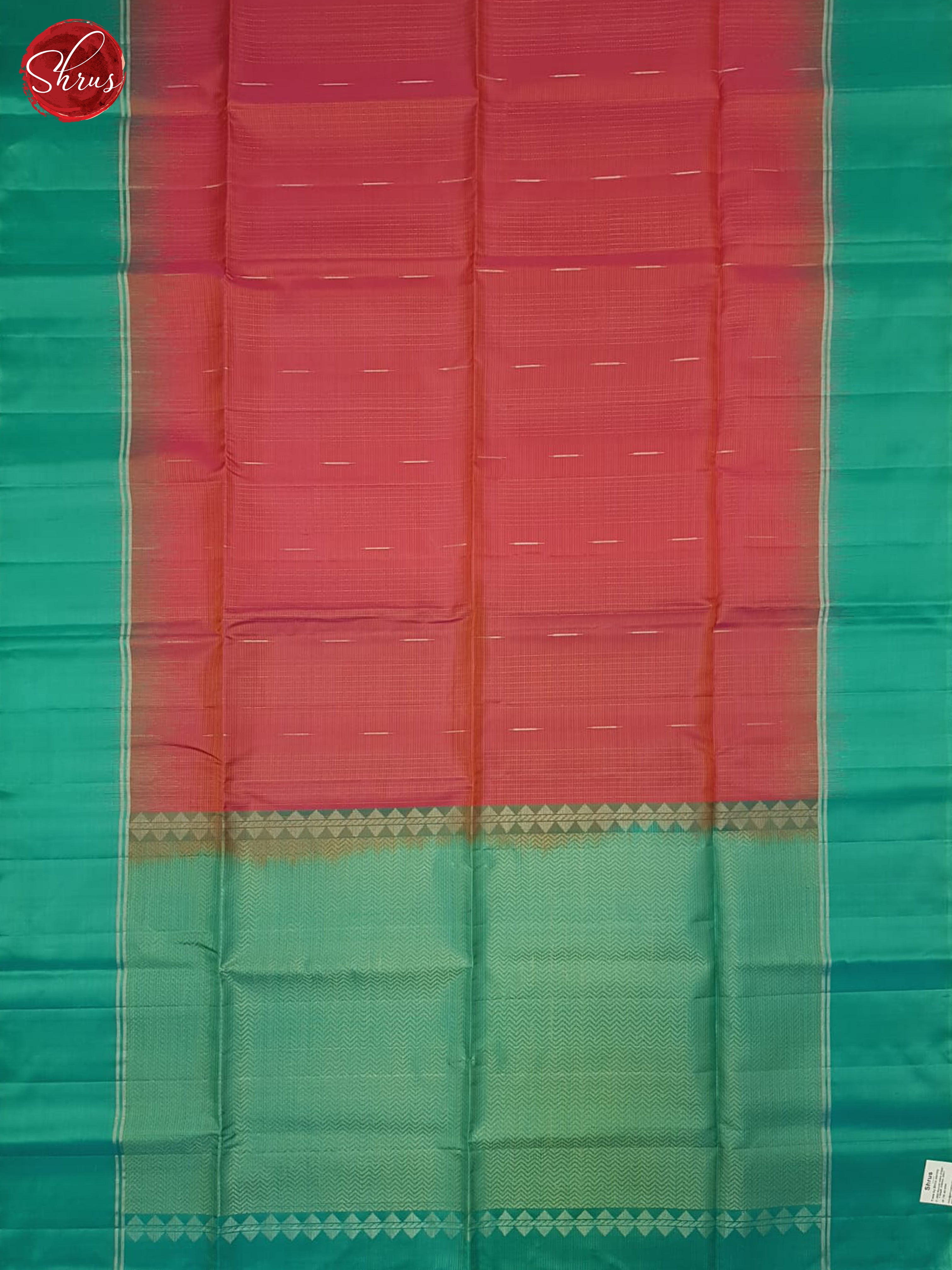Pink & Green- Soft silk Saree - Shop on ShrusEternity.com