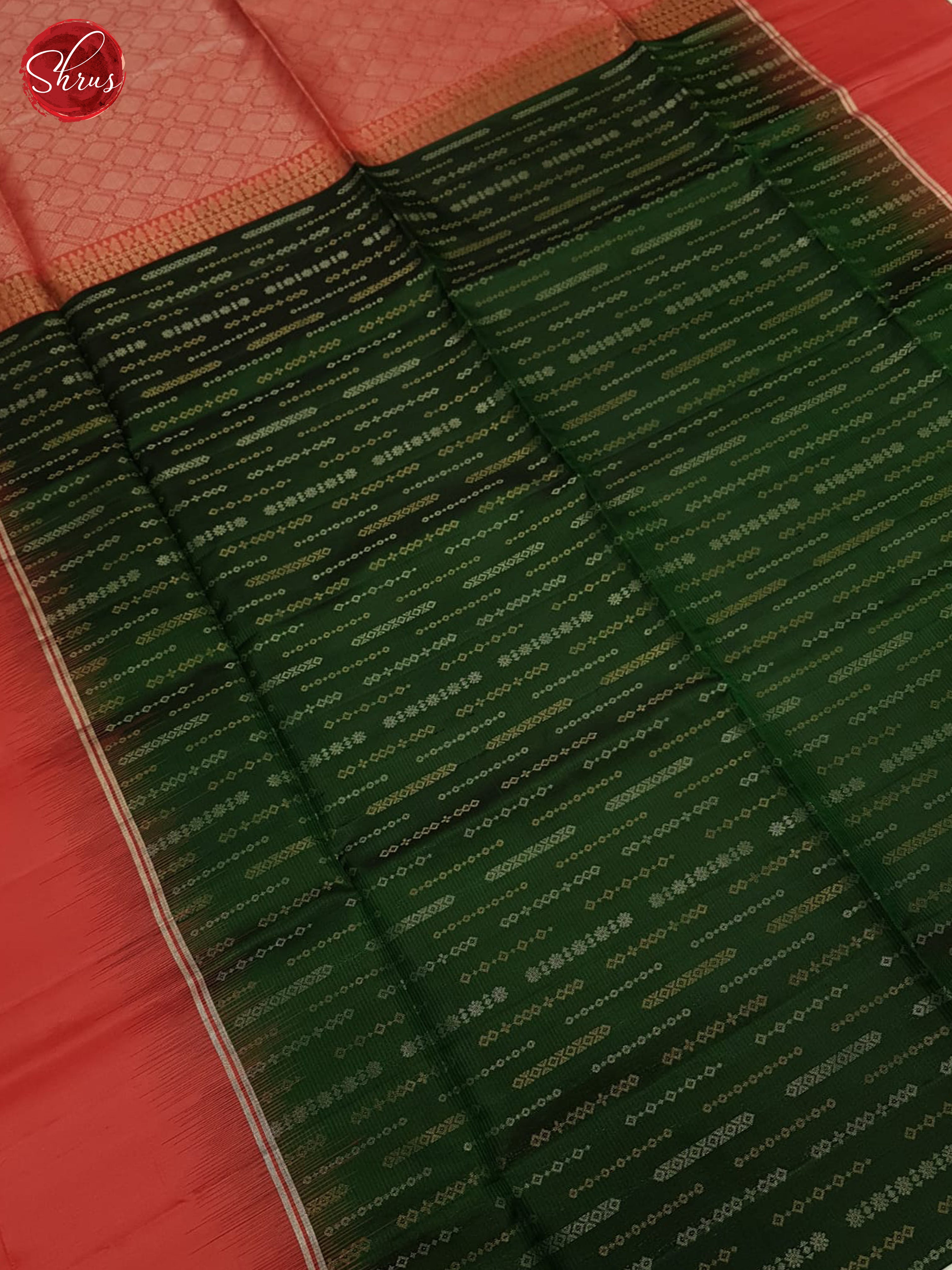 Green & Pink - Soft silk Saree - Shop on ShrusEternity.com