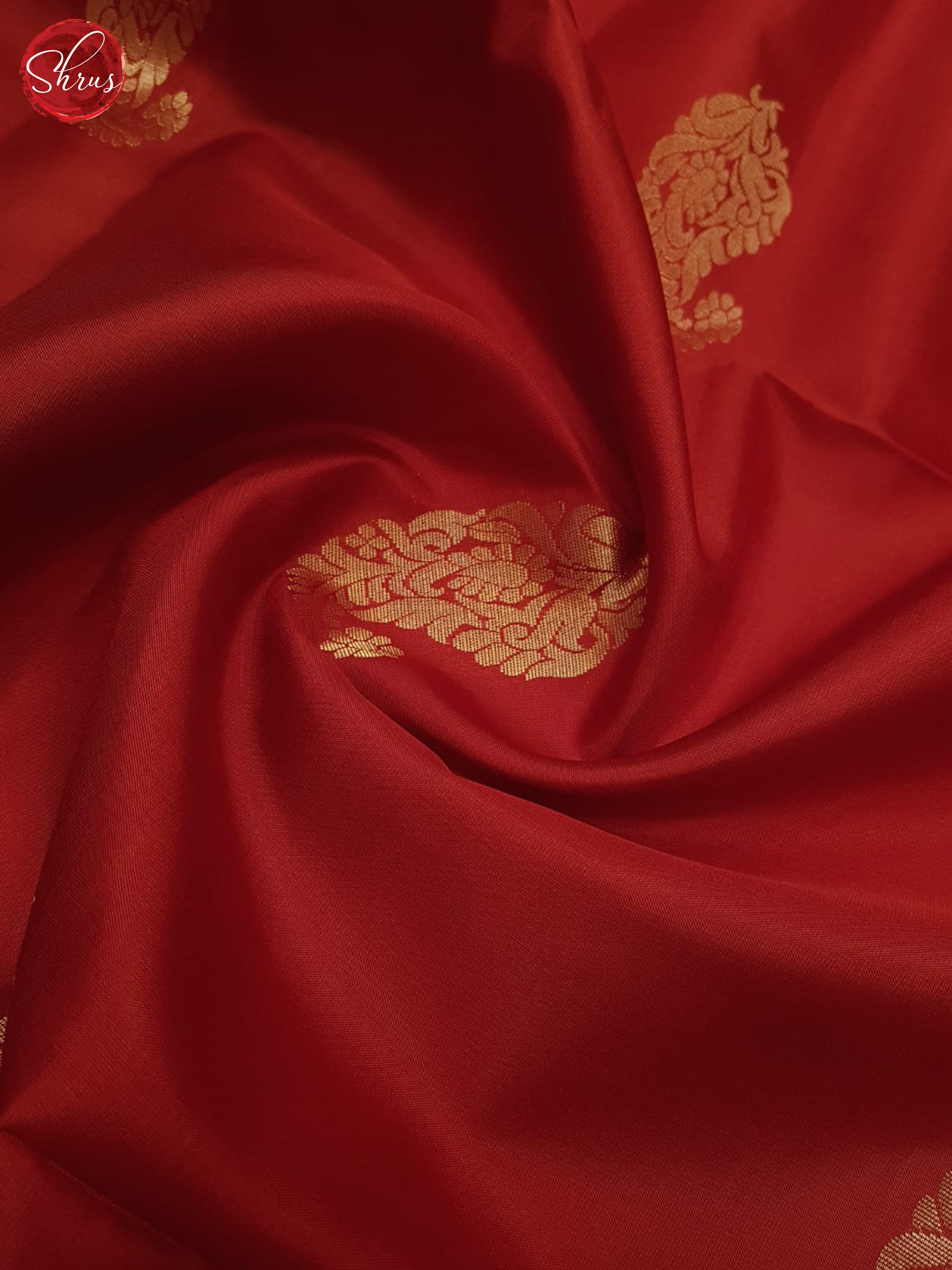 Red & Blue- Soft silk Saree - Shop on ShrusEternity.com