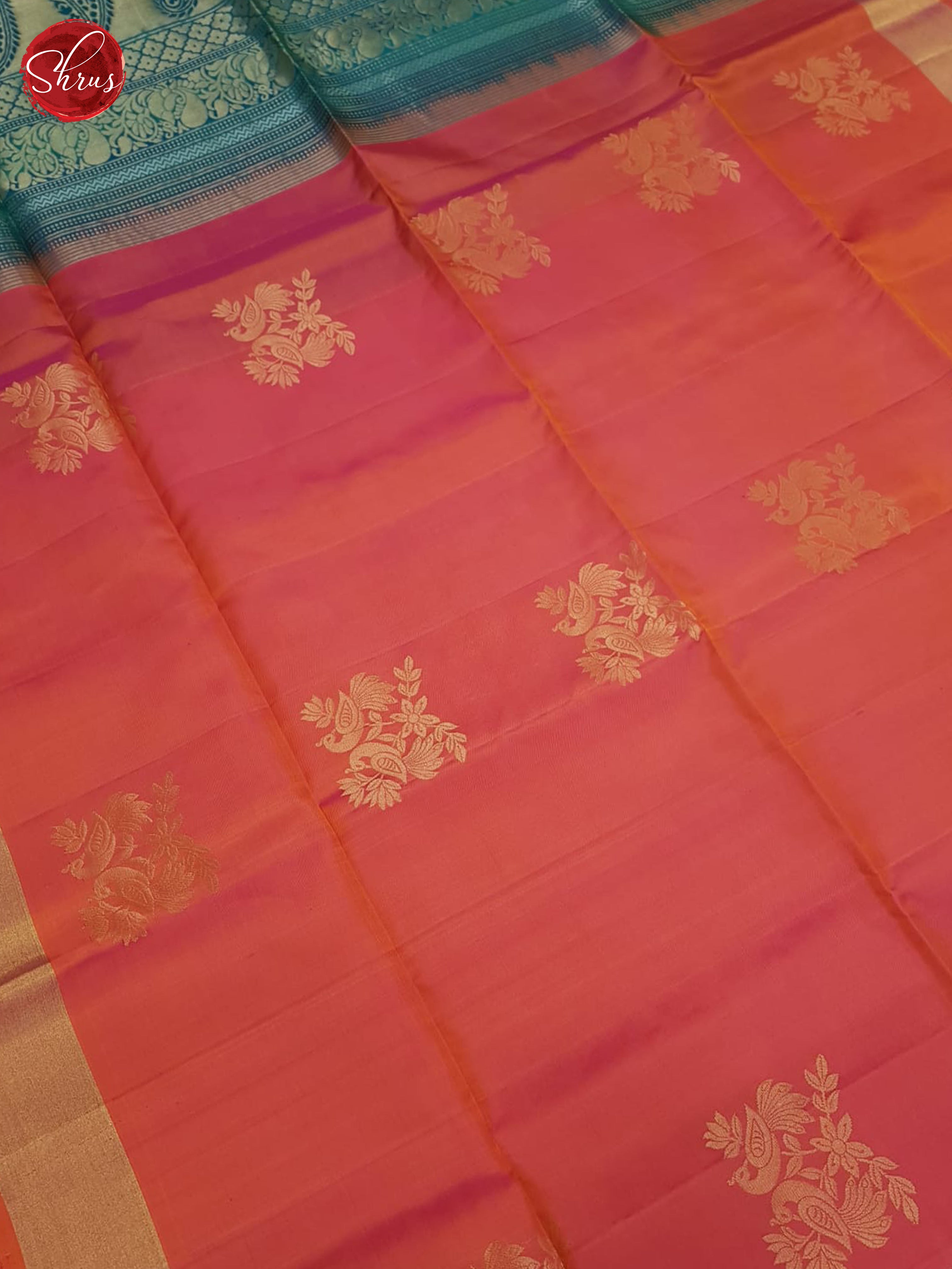 Pink & Green- Soft silk Saree - Shop on ShrusEternity.com