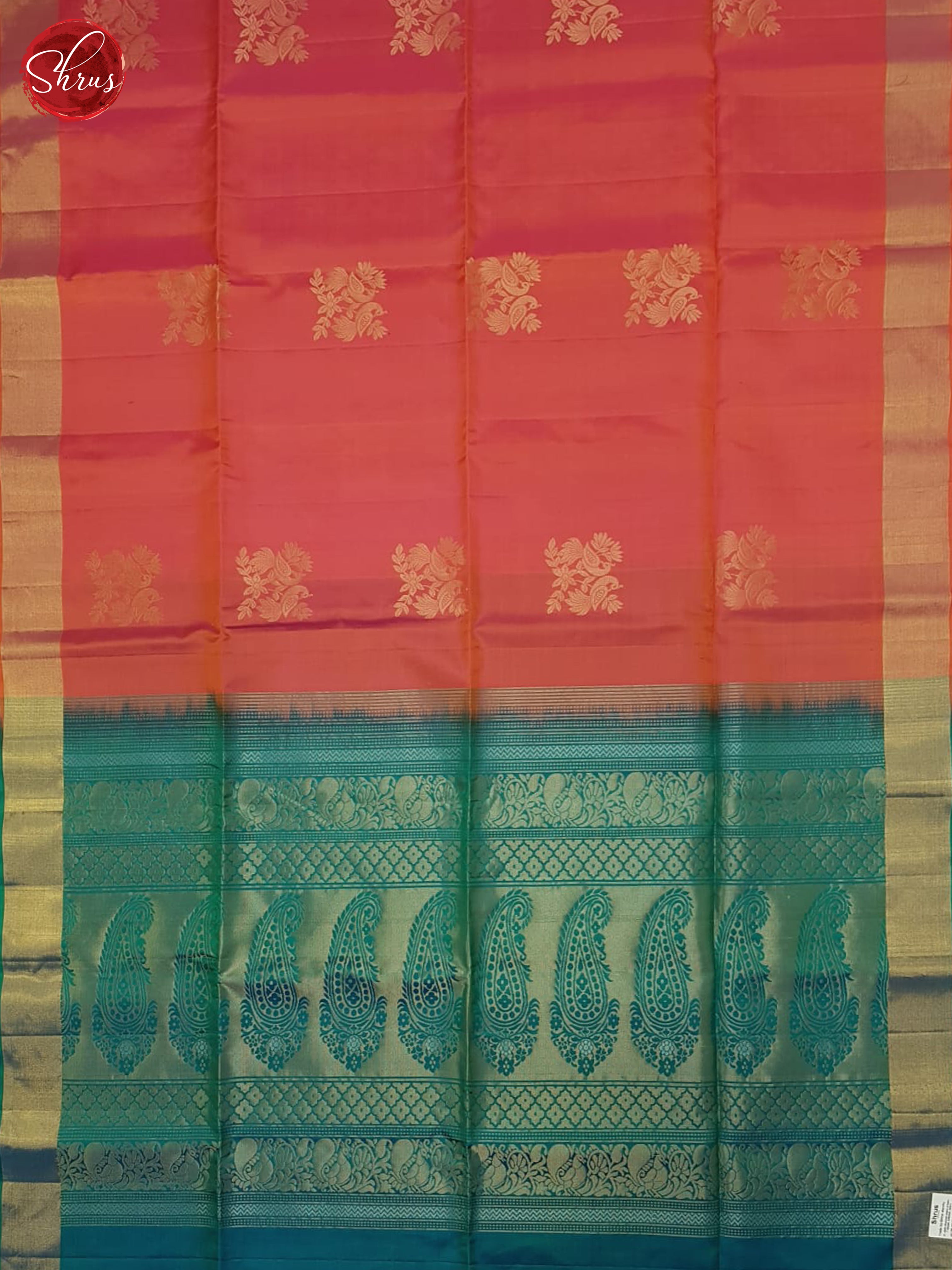 Pink & Green- Soft silk Saree - Shop on ShrusEternity.com