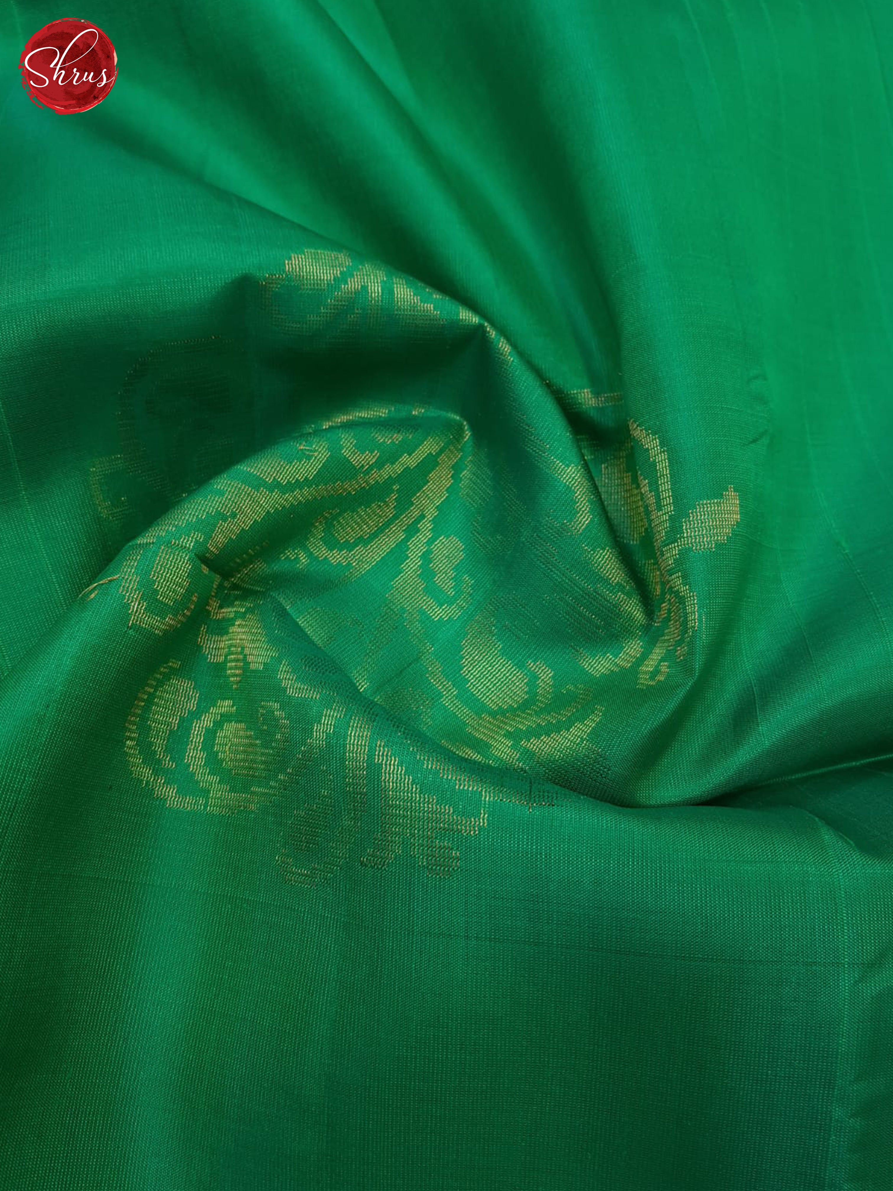 Green & Orange - Soft silk Saree - Shop on ShrusEternity.com