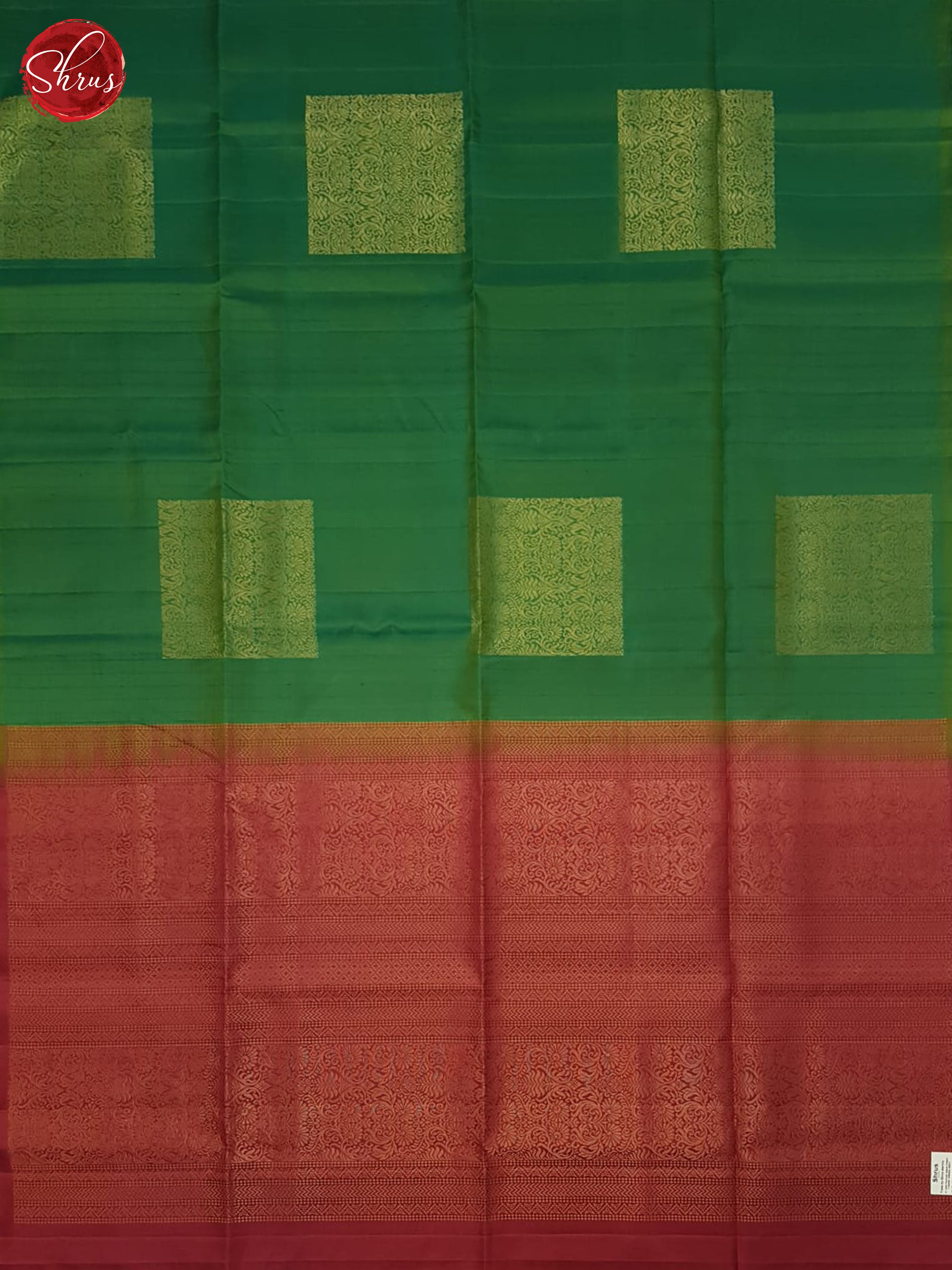 Green & Majenta Pink- Soft silk Saree - Shop on ShrusEternity.com