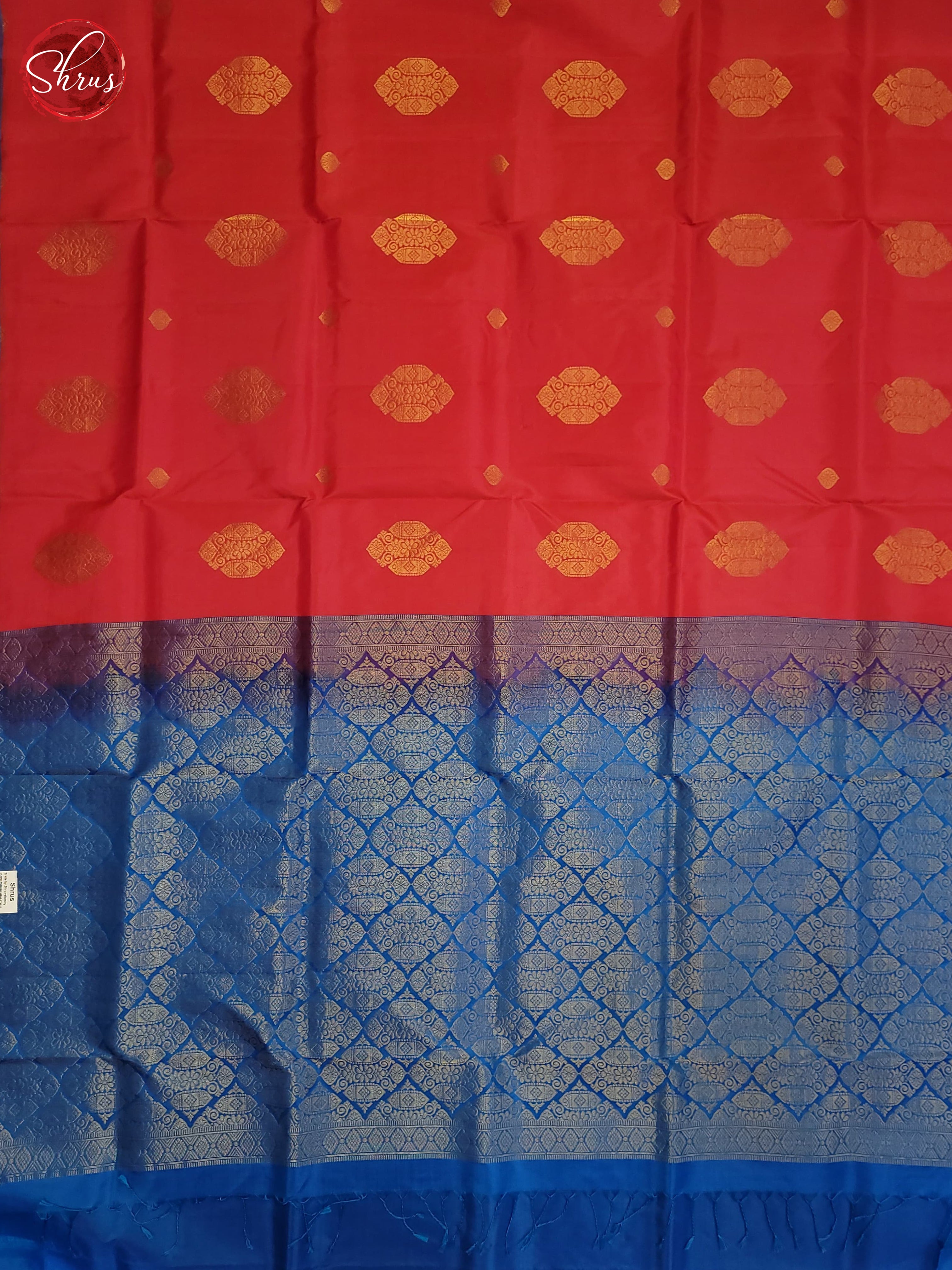 BIS25160 - Soft silk halfpure Saree - Shop on ShrusEternity.com
