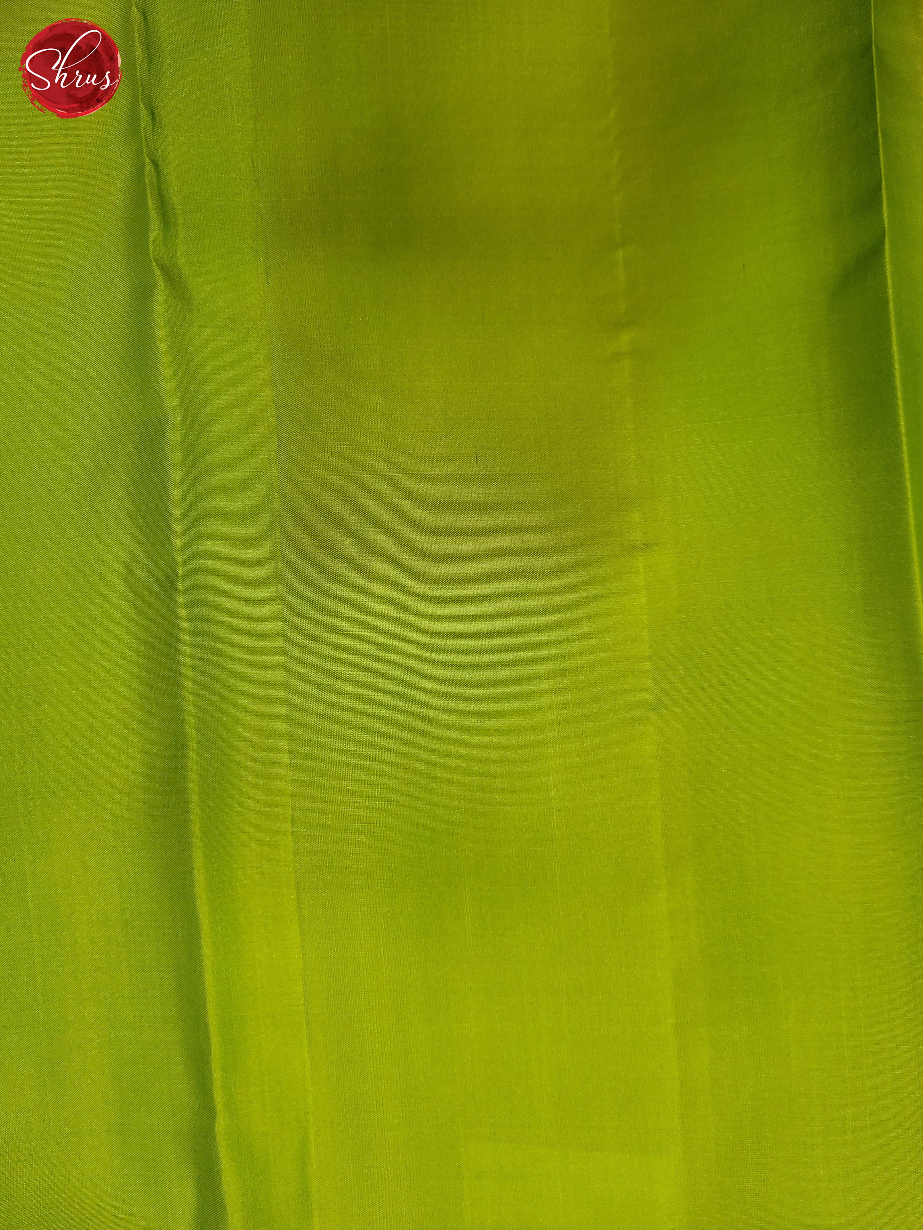 Peachish pink and Green-Soft Silk Saree - Shop on ShrusEternity.com