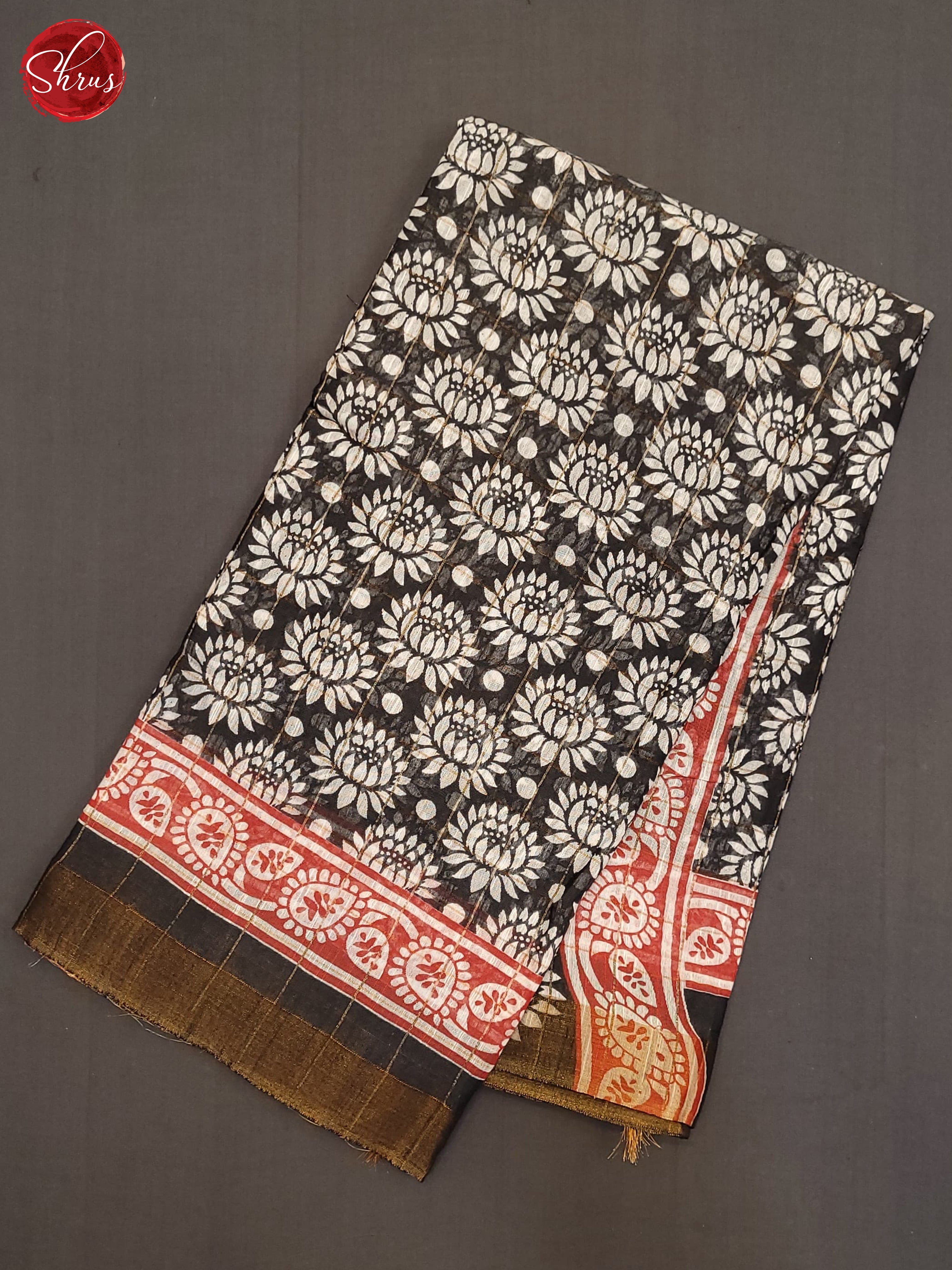 Black & White- Jaipur cotton Saree - Shop on ShrusEternity.com