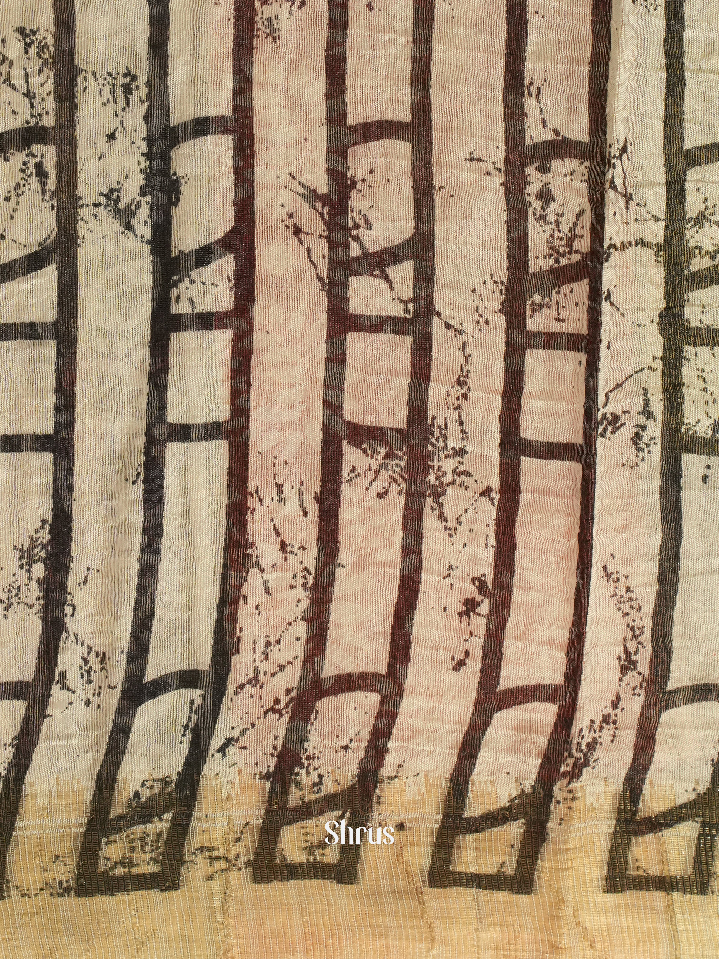 Black & White- Jaipur cotton Saree - Shop on ShrusEternity.com