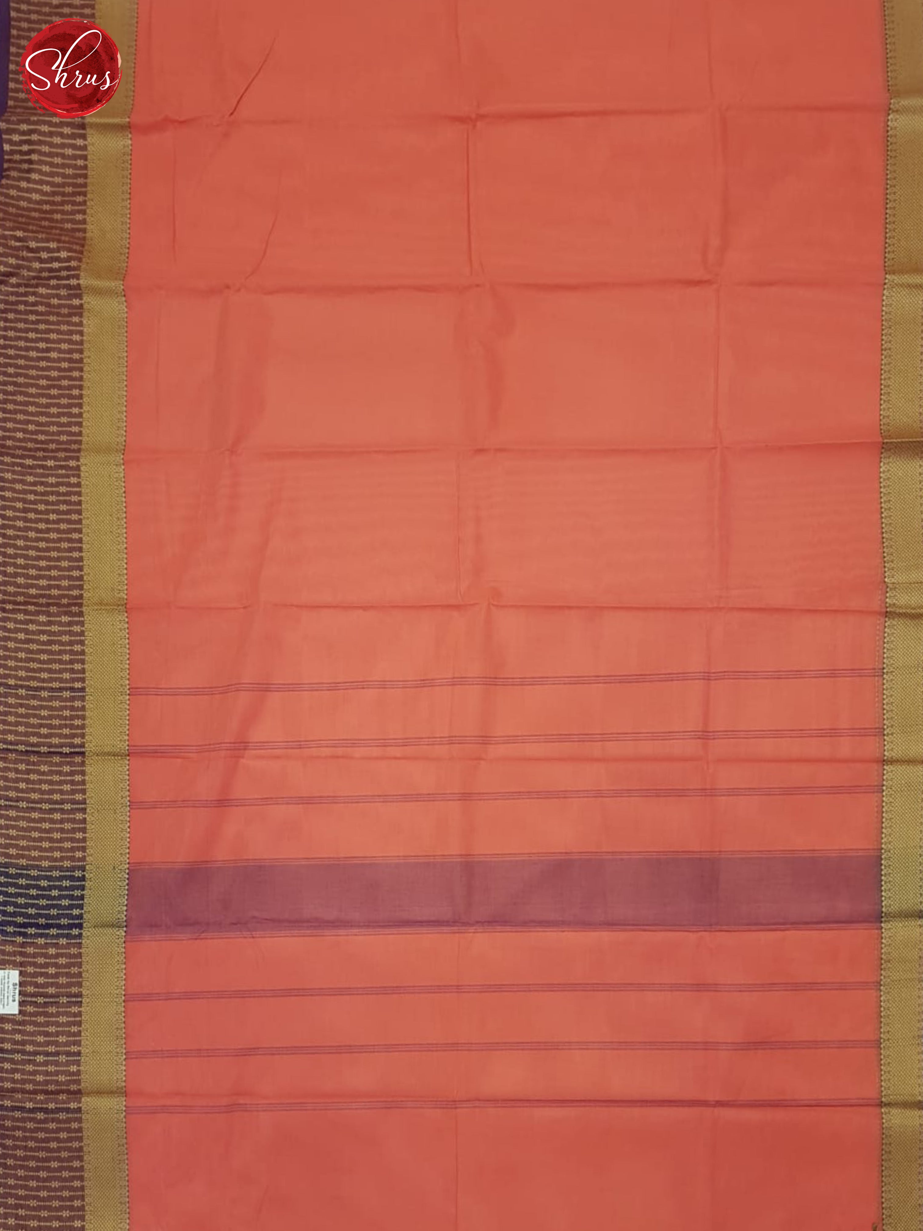 Pink And Purple- Chettinad Cotton Saree - Shop on ShrusEternity.com