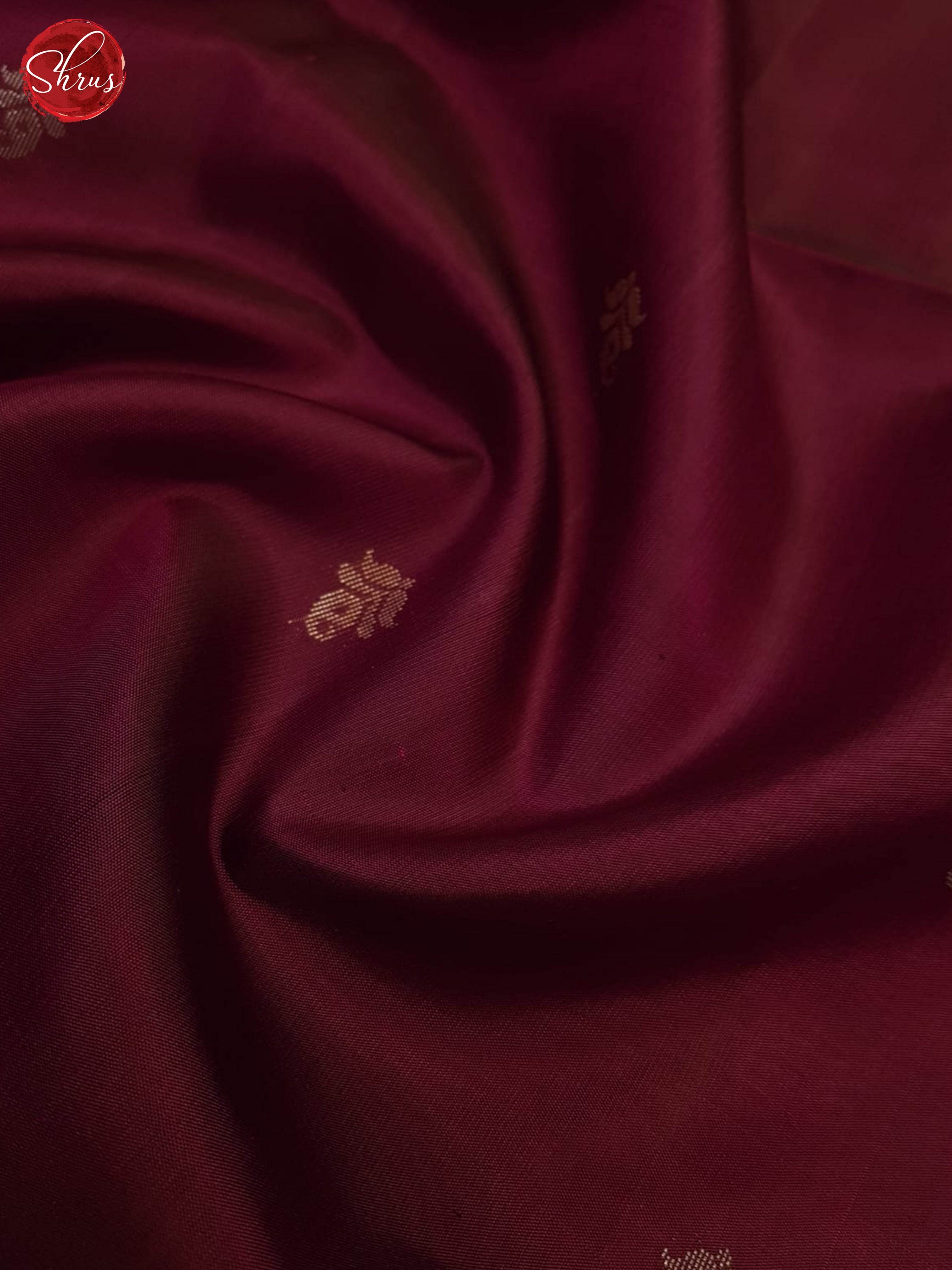 Maroon & Orange- Soft Silk Saree - Shop on ShrusEternity.com