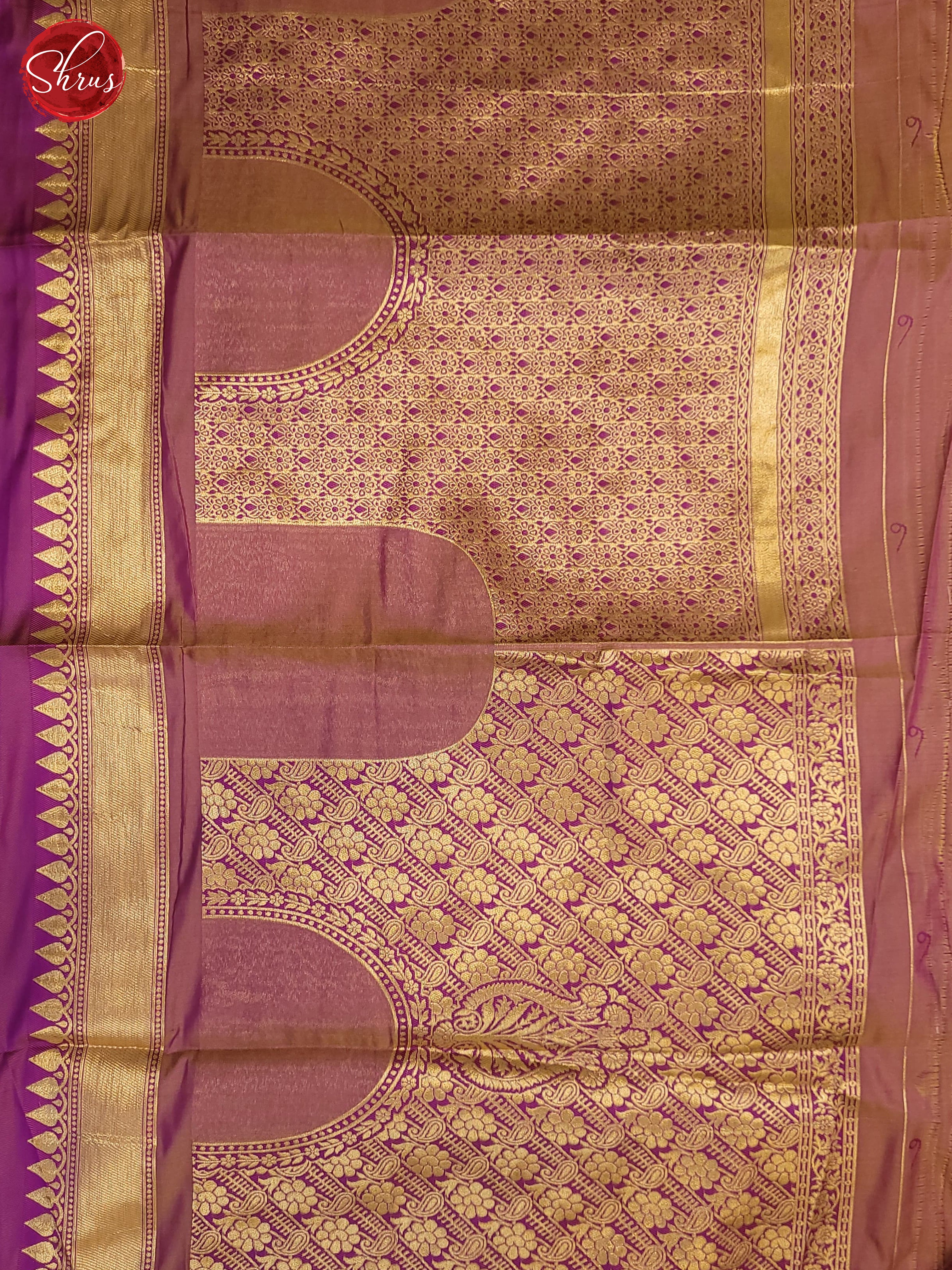 Green & Majenta - Semi Softsilk Saree - Shop on ShrusEternity.com