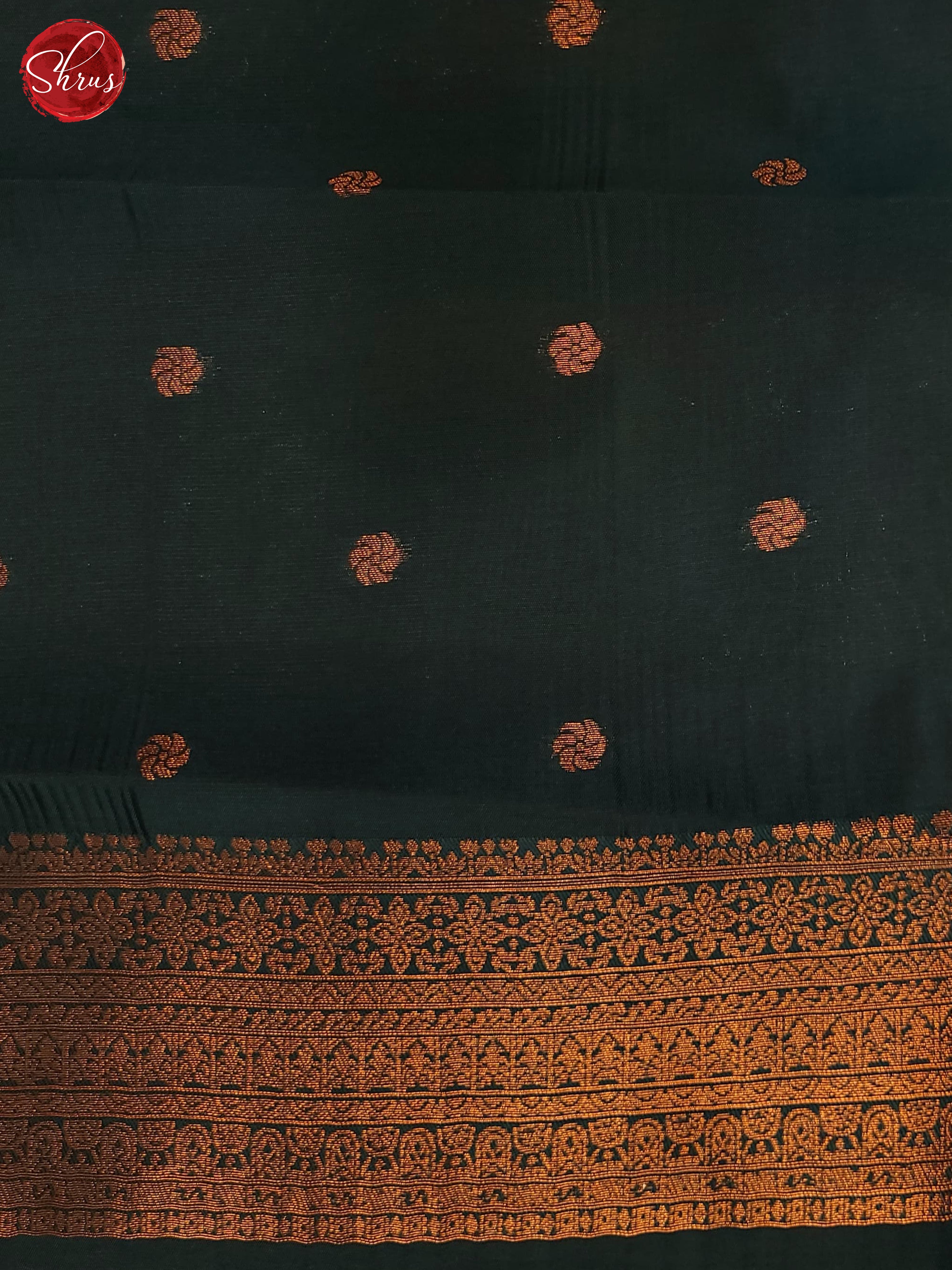 Red & Green- Semi Kanchipuram Saree - Shop on ShrusEternity.com