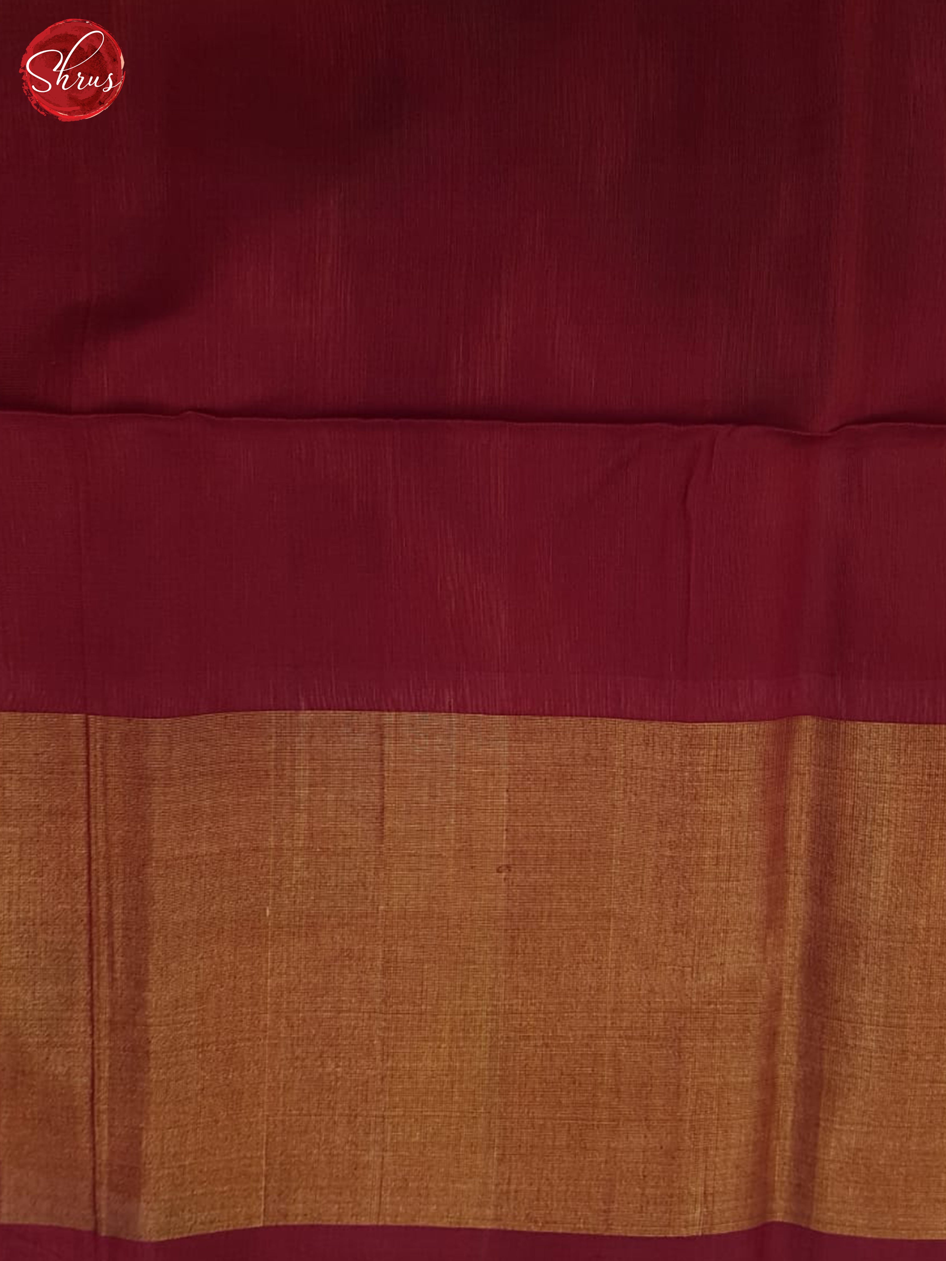 Green And Maroon-Pochampally Silk Cotton Saree - Shop on ShrusEternity.com