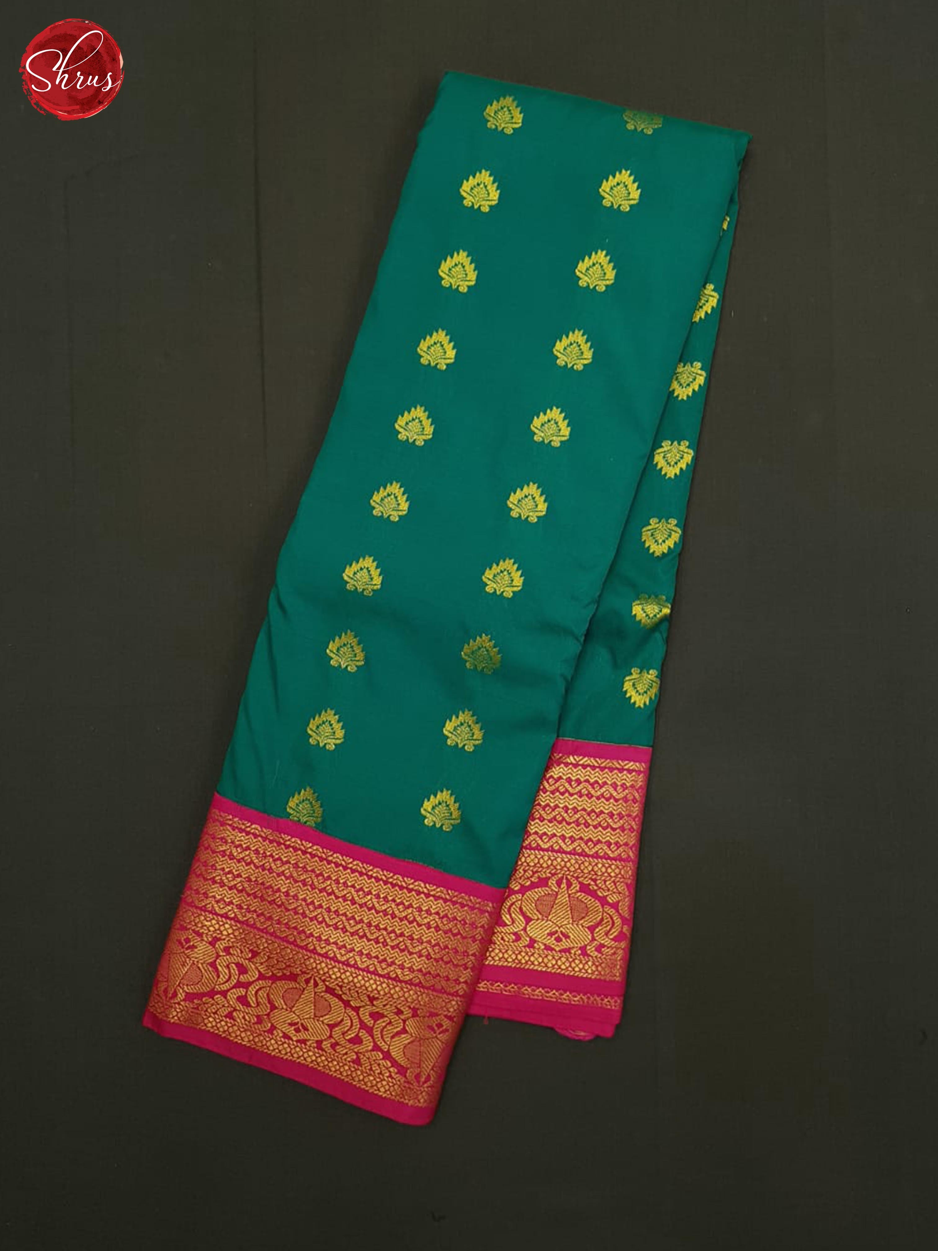 BJS05086 -Semi Kanchipuram Saree - Shop on ShrusEternity.com