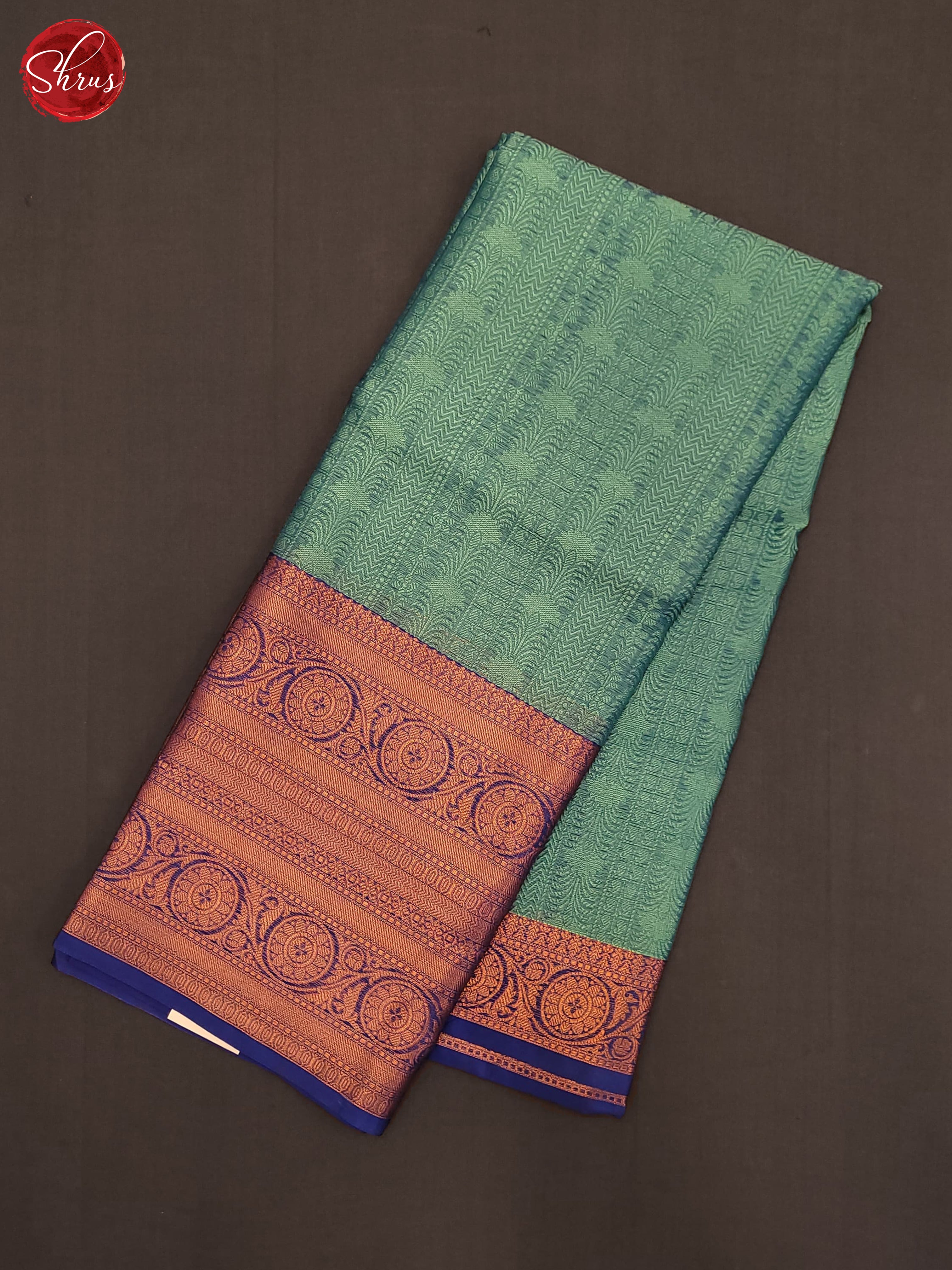 Green & Blue -Semi Tanchoi Saree - Shop on ShrusEternity.com