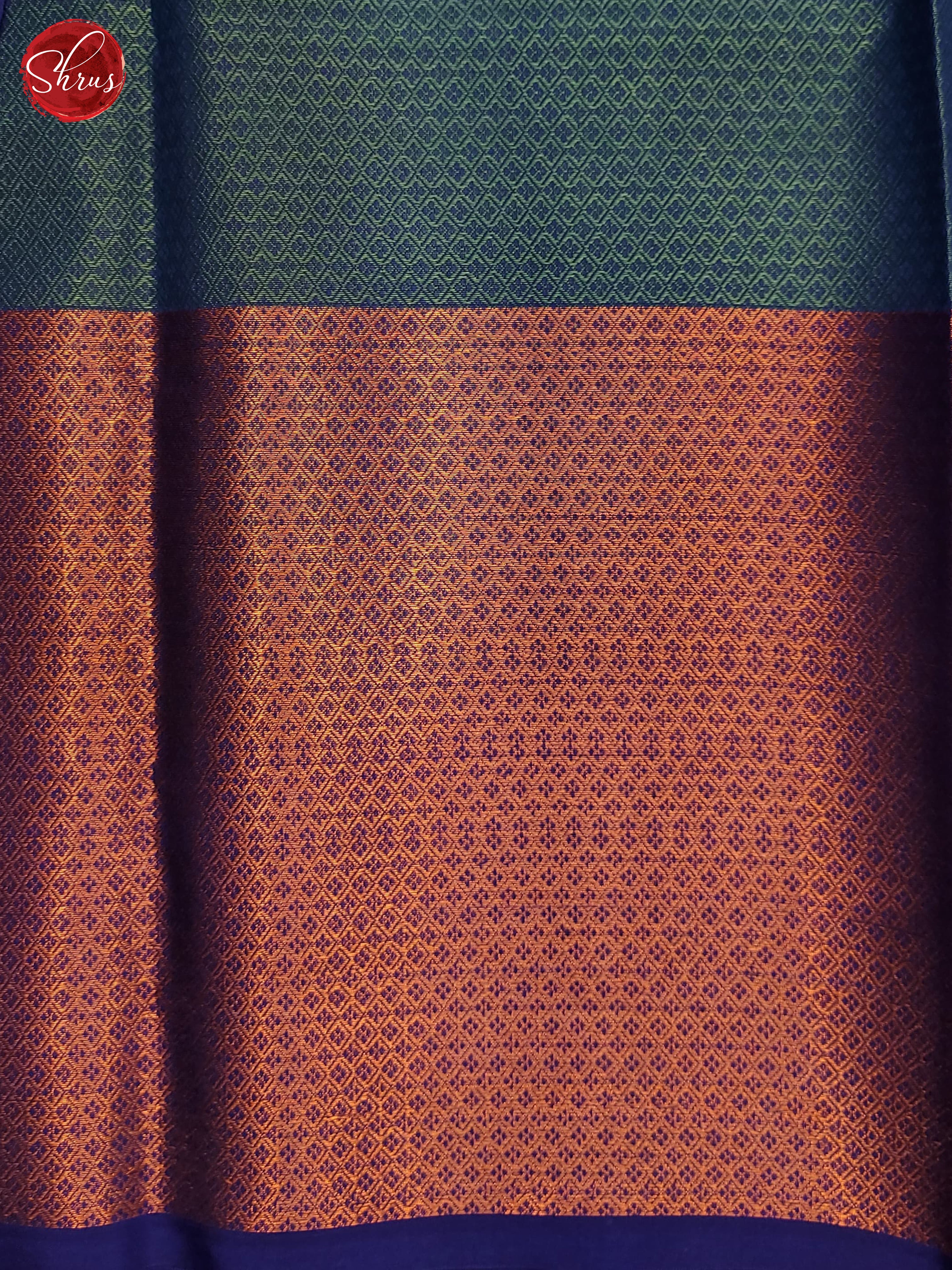 Green & Blue - Semi Tanchoi Saree - Shop on ShrusEternity.com
