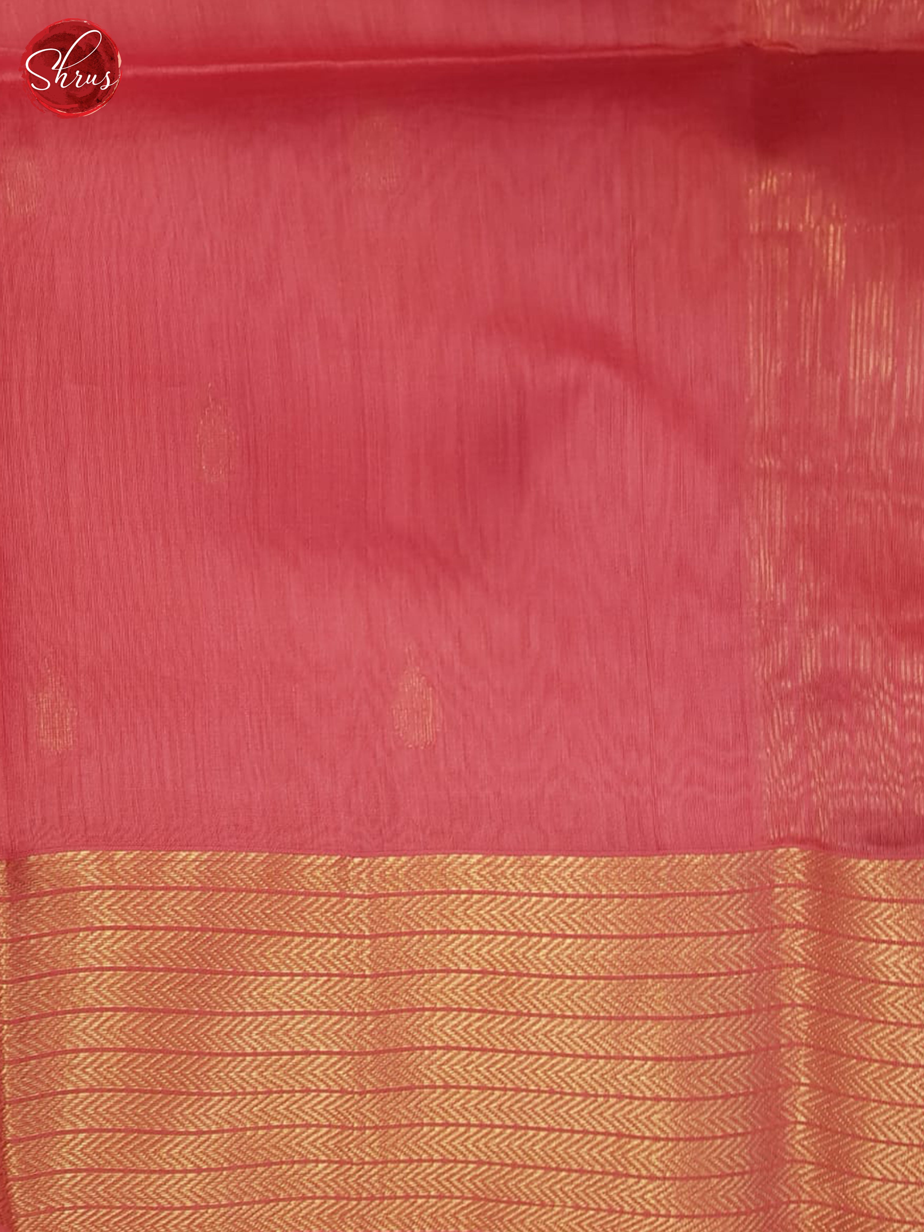 Pink(Single Tone)- Maheshwari Silk Cotton Saree - Shop on ShrusEternity.com