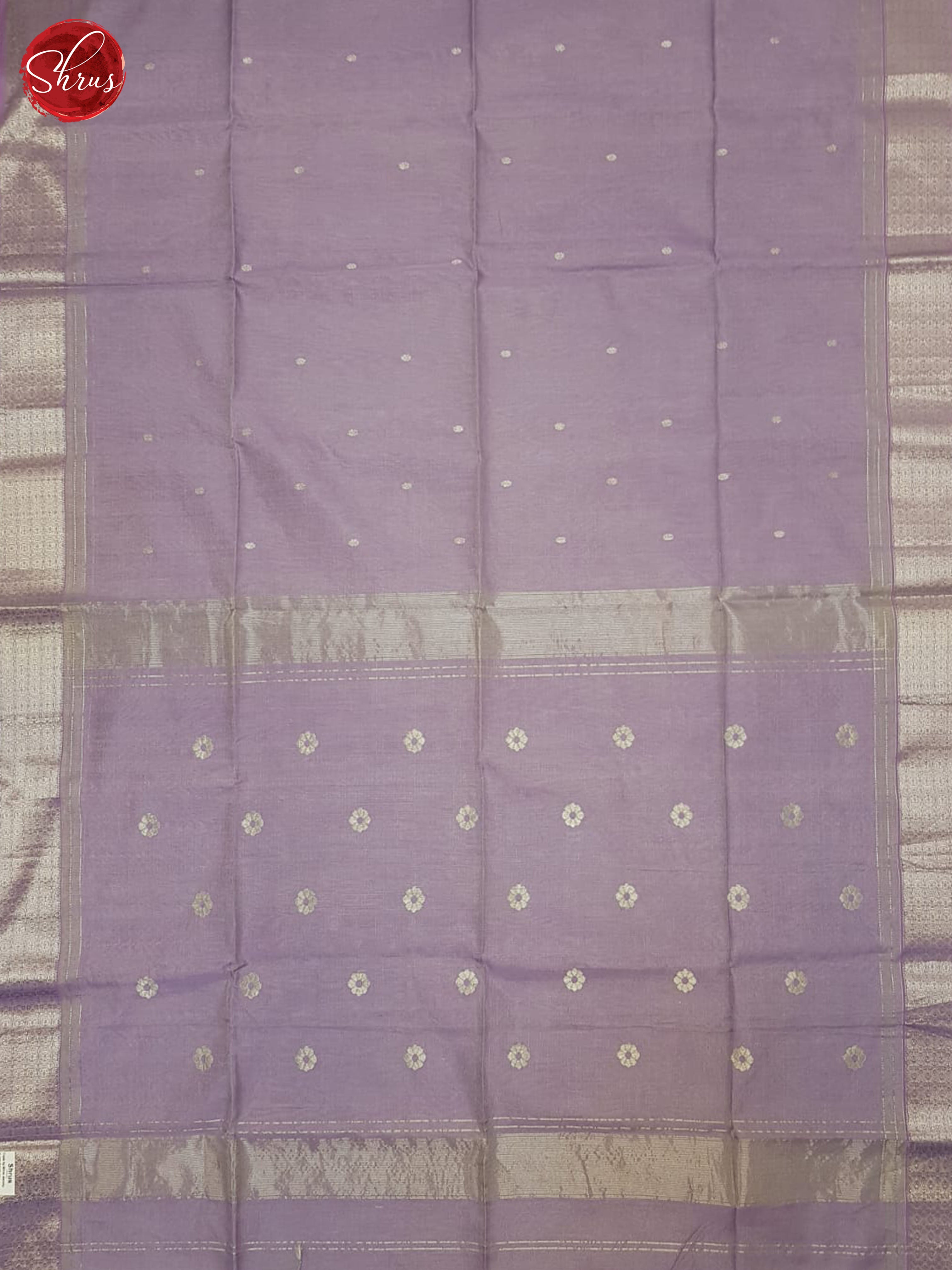 Lavender(single Tone) - Maheshwari silkcotton Saree - Shop on ShrusEternity.com