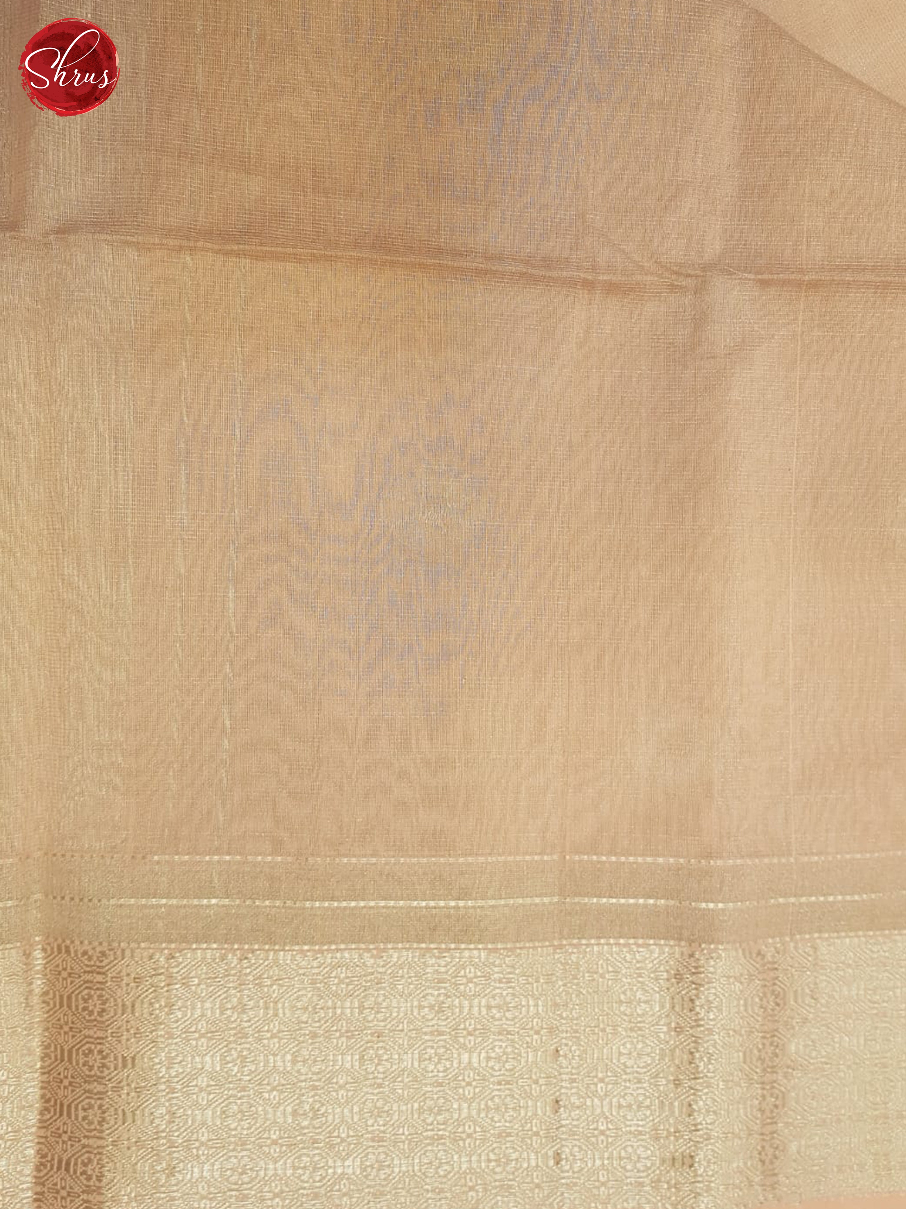 Peach(Single Tone)- Maheshwari Silk Cotton Saree - Shop on ShrusEternity.com