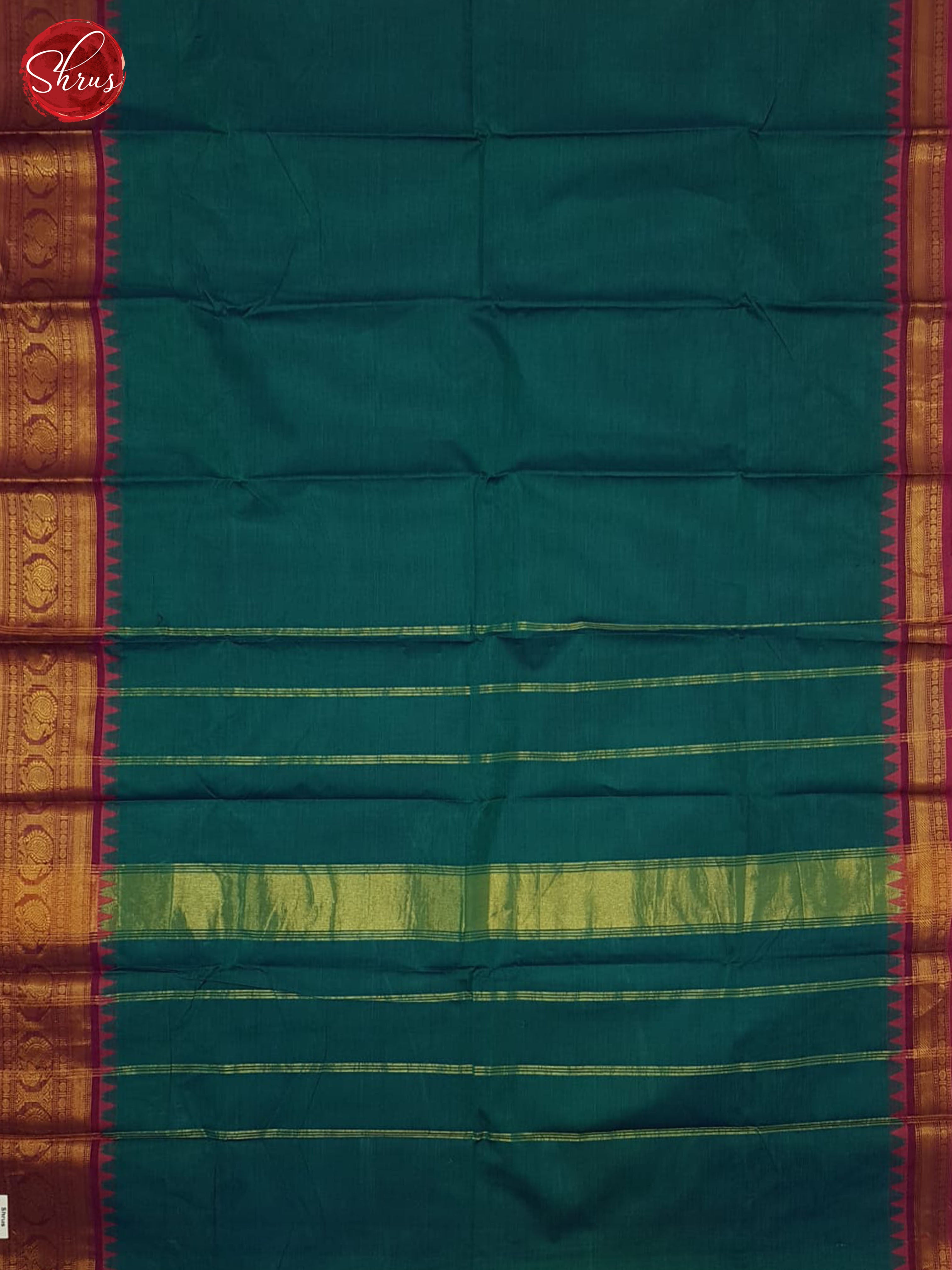 Blue & Pink - Chettinad Cotton Saree - Shop on ShrusEternity.com