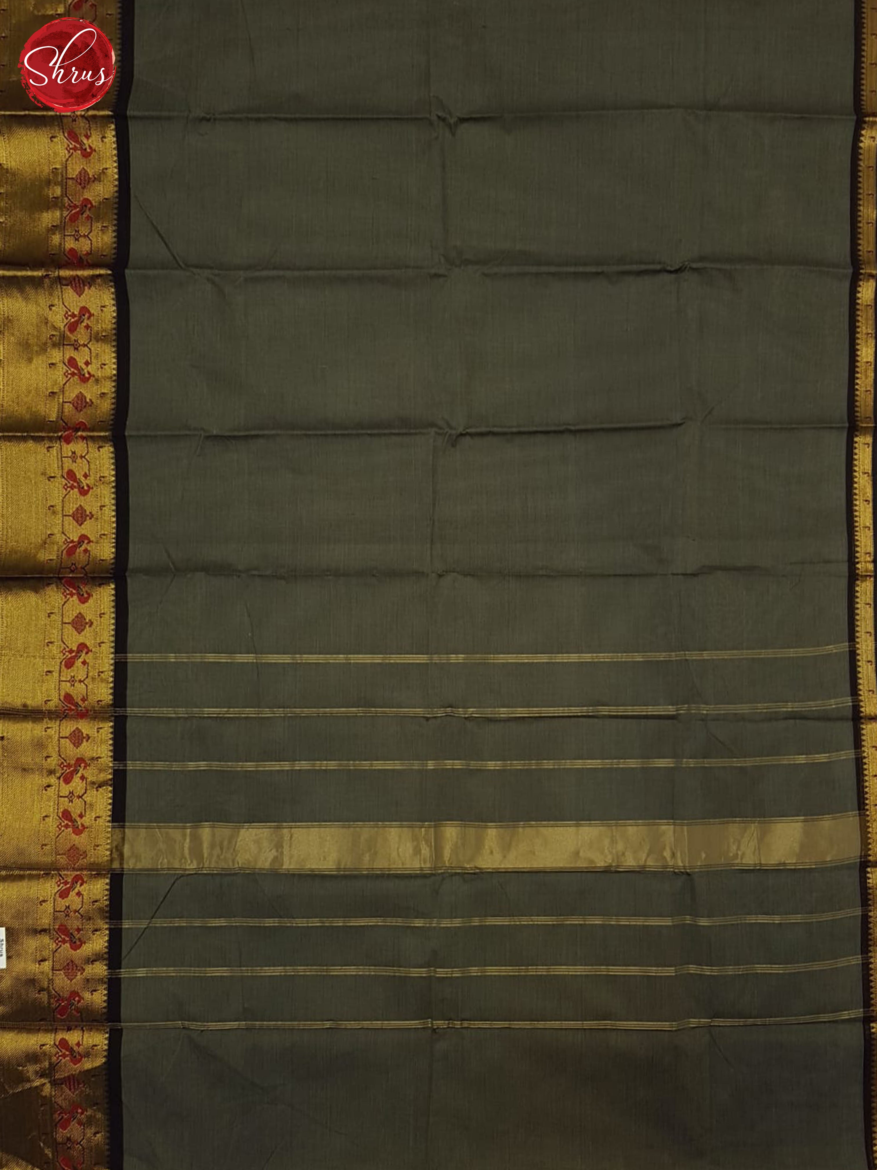 Green & Black - Chettinad Cotton Saree - Shop on ShrusEternity.com