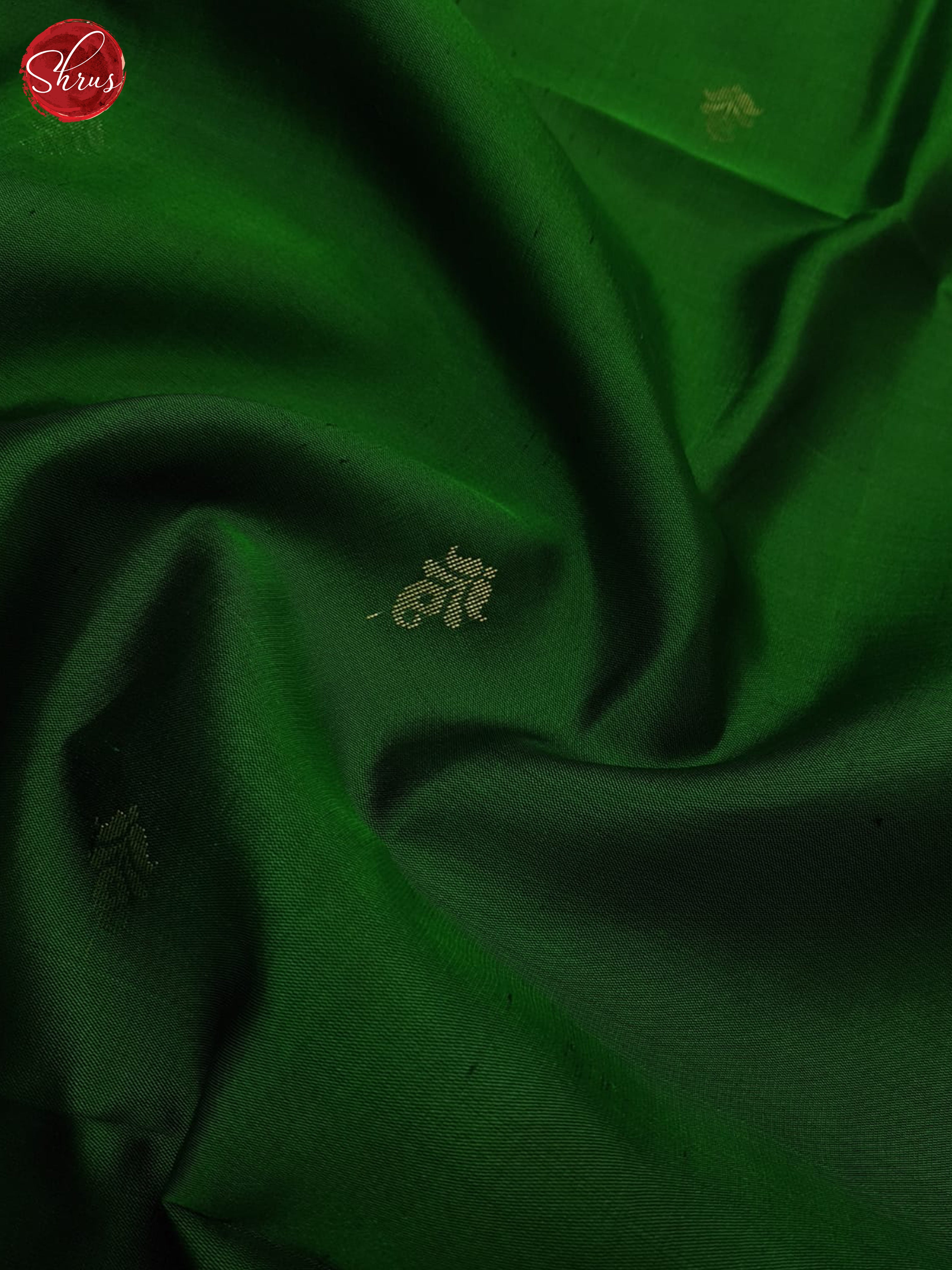 Green & Orangish Pink - Soft Silk Saree - Shop on ShrusEternity.com