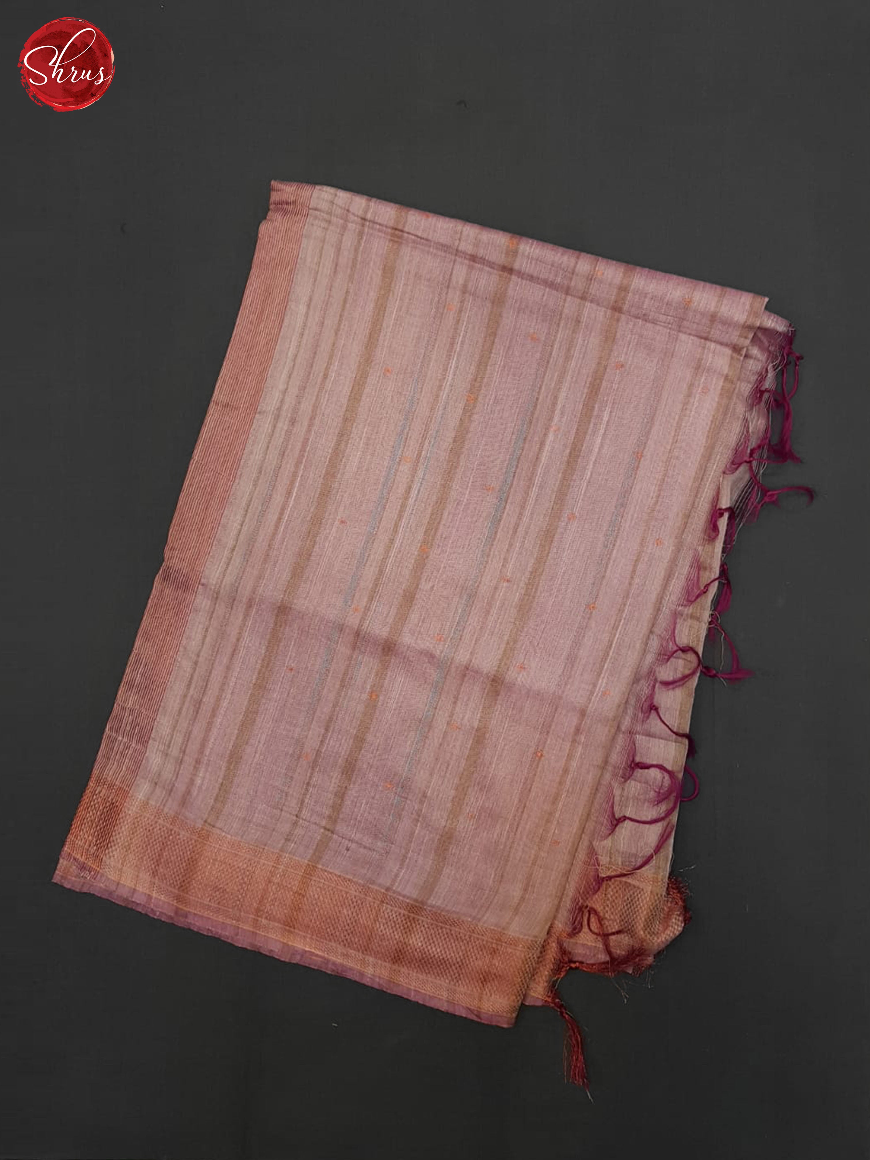 Mild Lavender(Single Tone)- Semi Tussar Saree - Shop on ShrusEternity.com