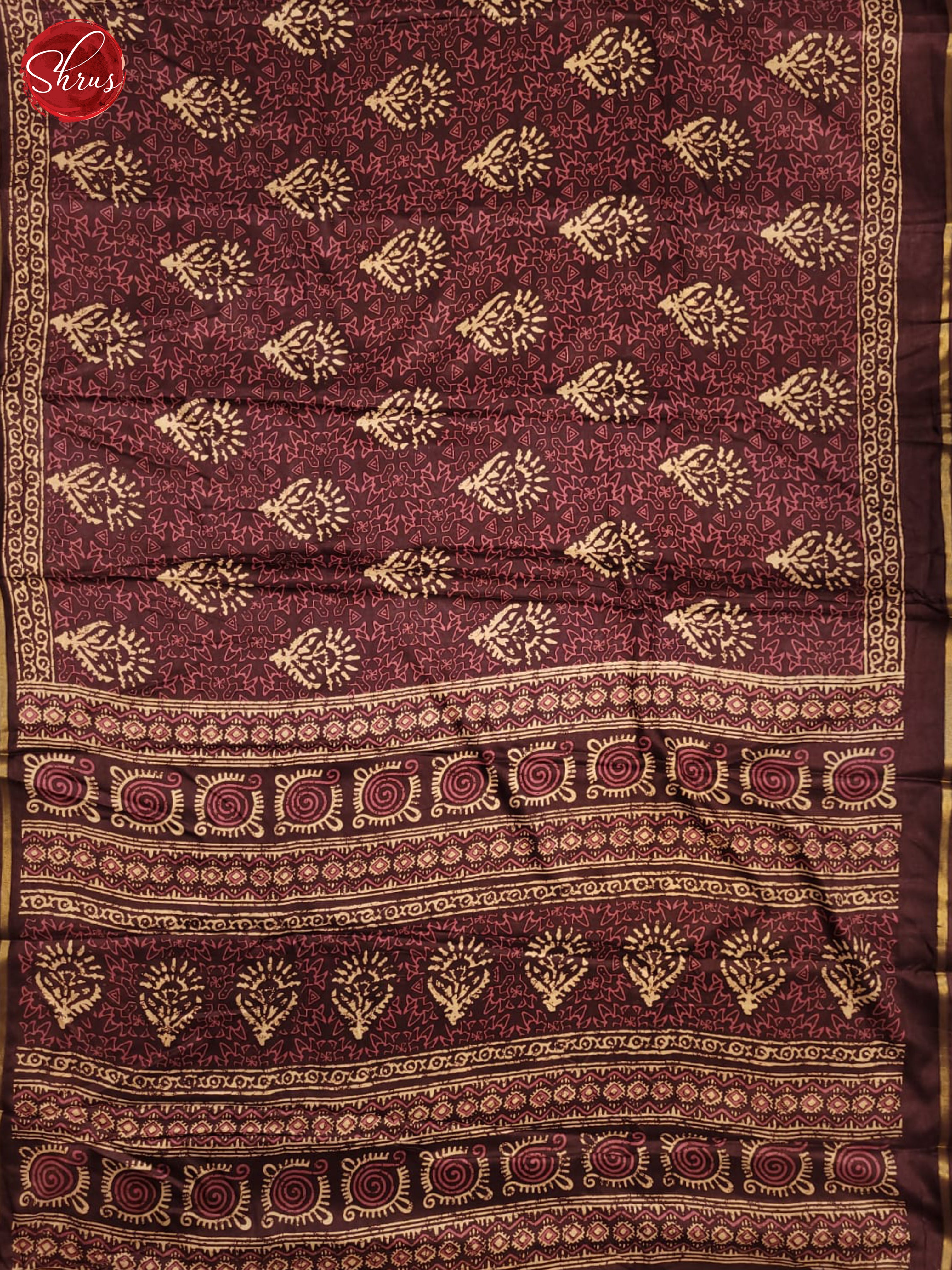 dark onion pink(single tone)-semi crepe saree - Shop on ShrusEternity.com