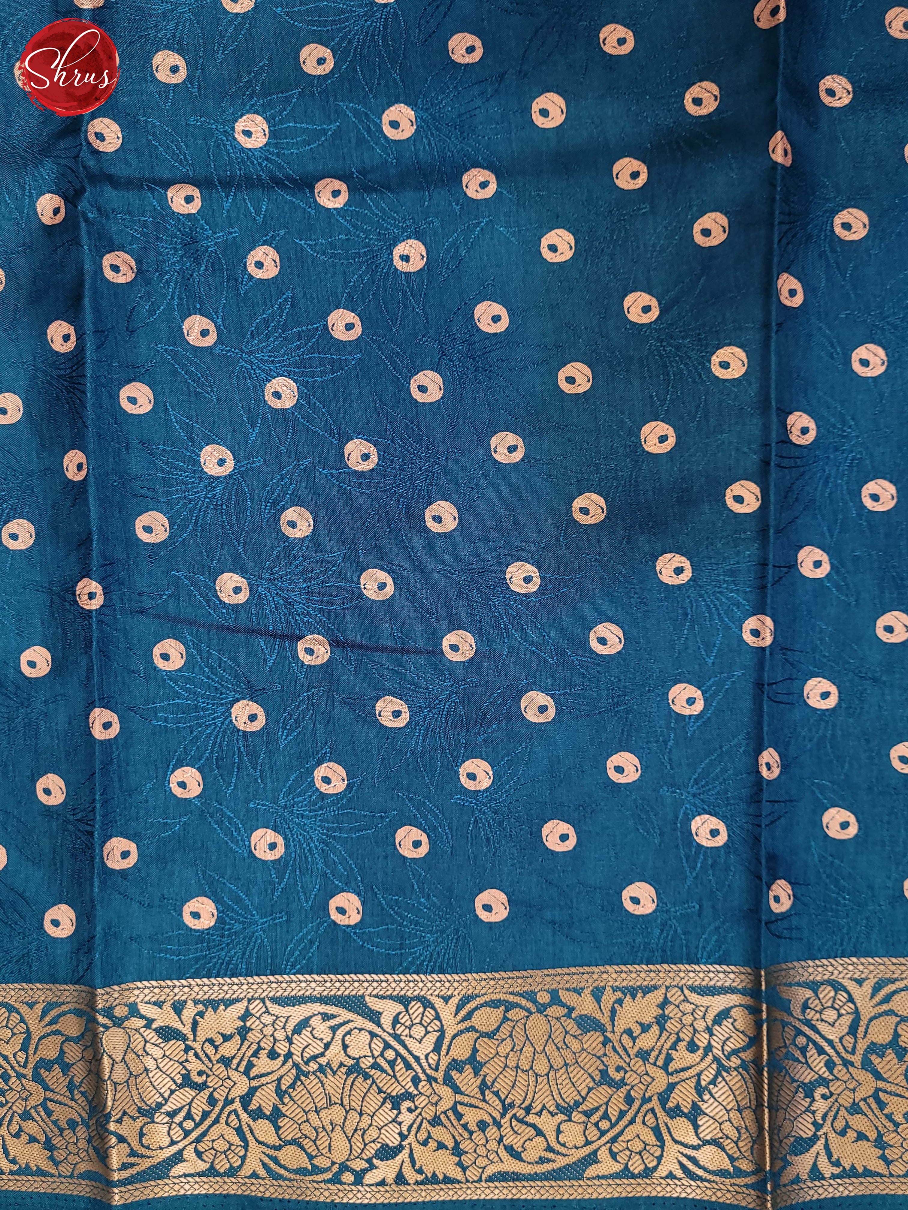 Blue(Single Tone) - Semi Crepe Saree - Shop on ShrusEternity.com