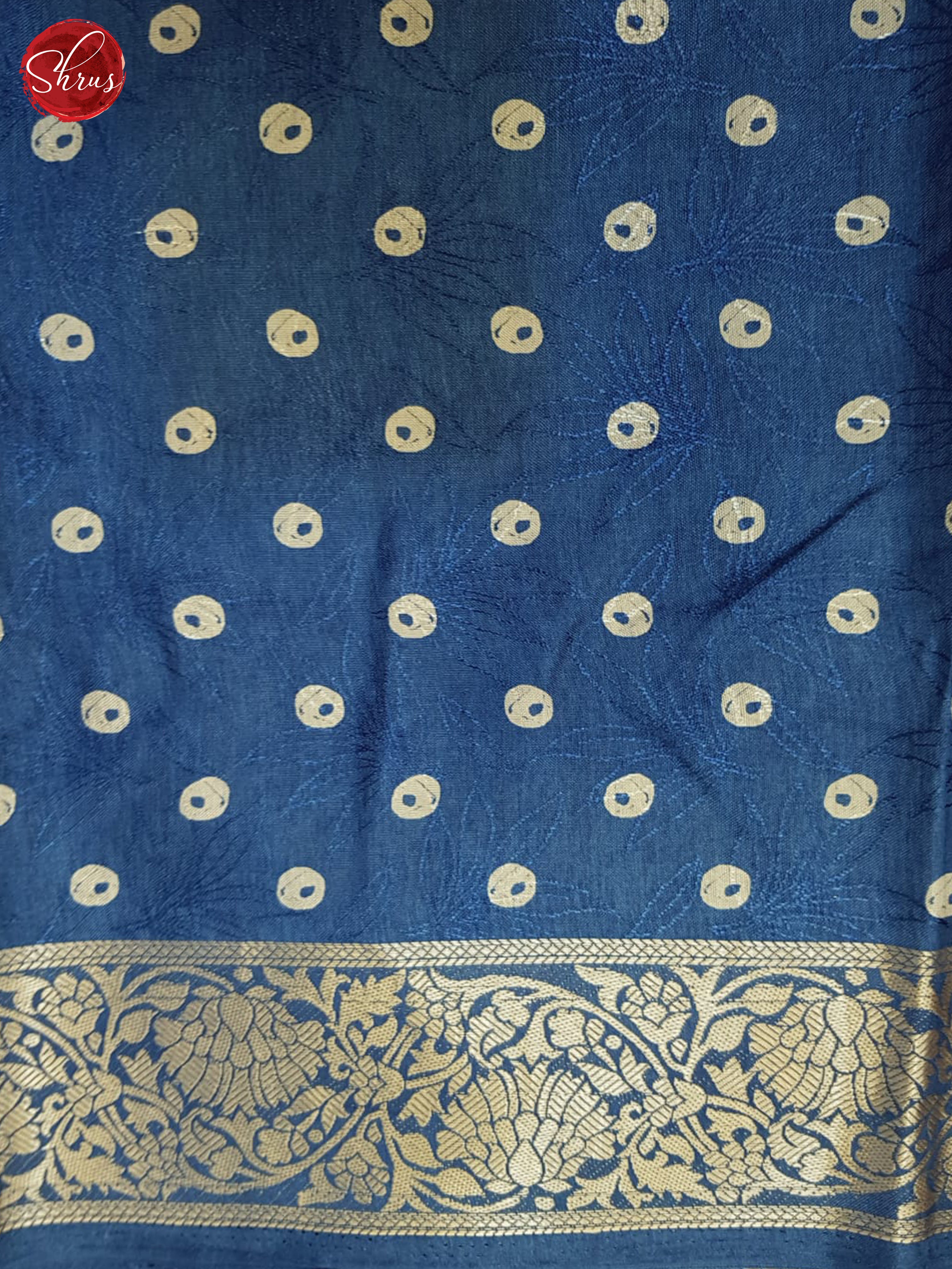Blue(Single Tone)- Semi crepe Saree - Shop on ShrusEternity.com