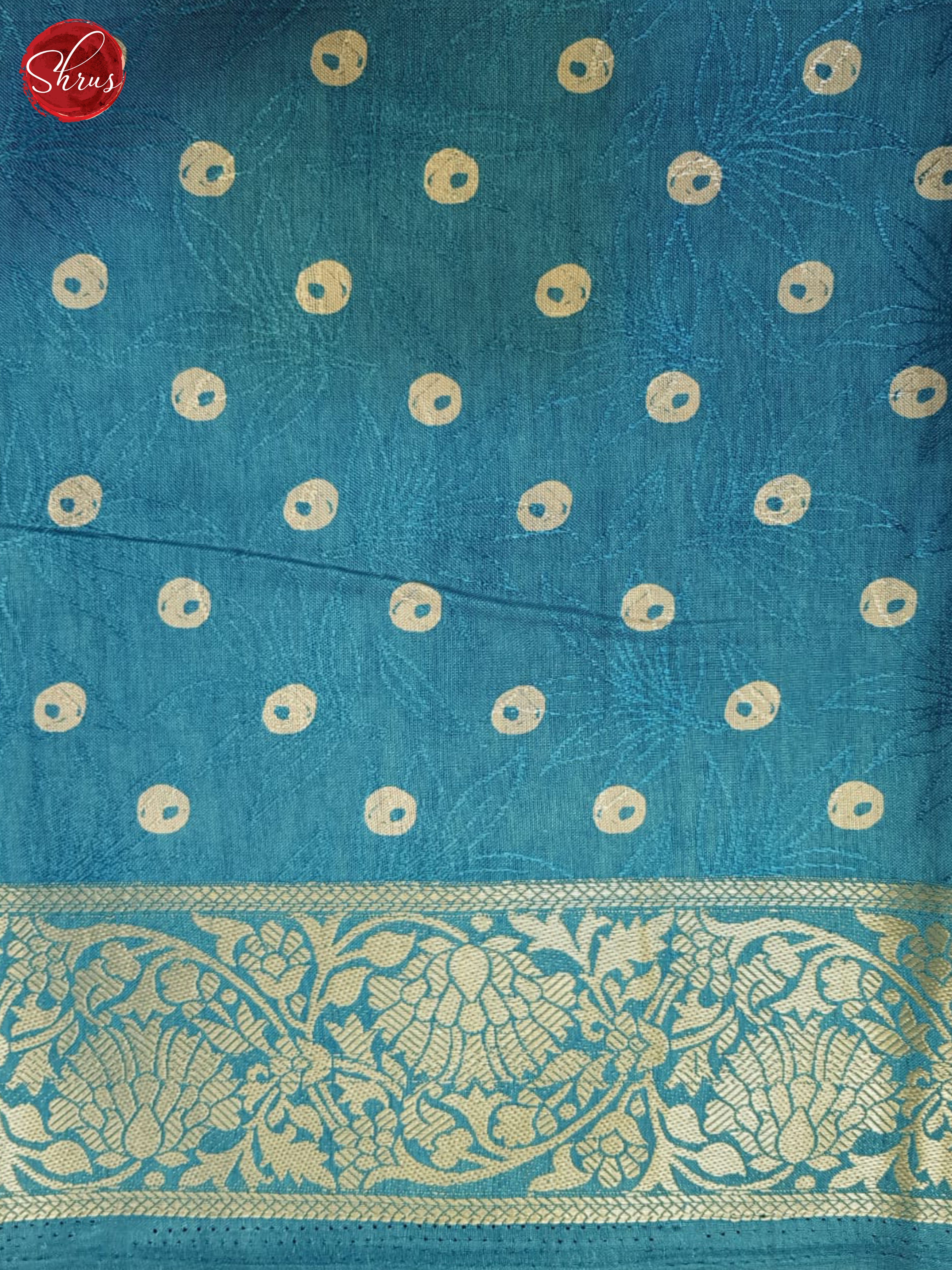 Blue(SIngle Tone) - Semi Crepe Saree - Shop on ShrusEternity.com