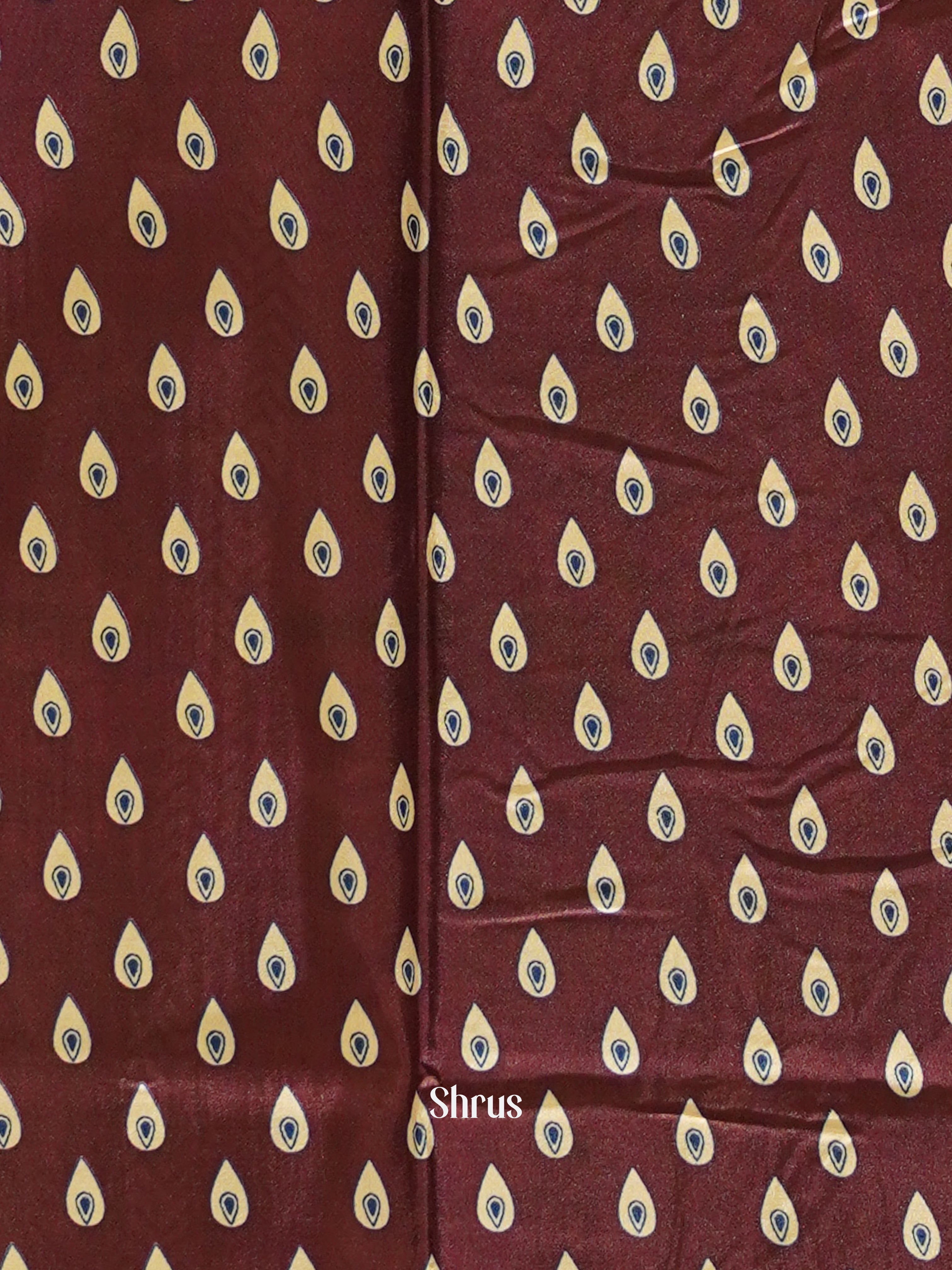 Majenta pink(Single Tone) - Semi Crepe Saree - Shop on ShrusEternity.com