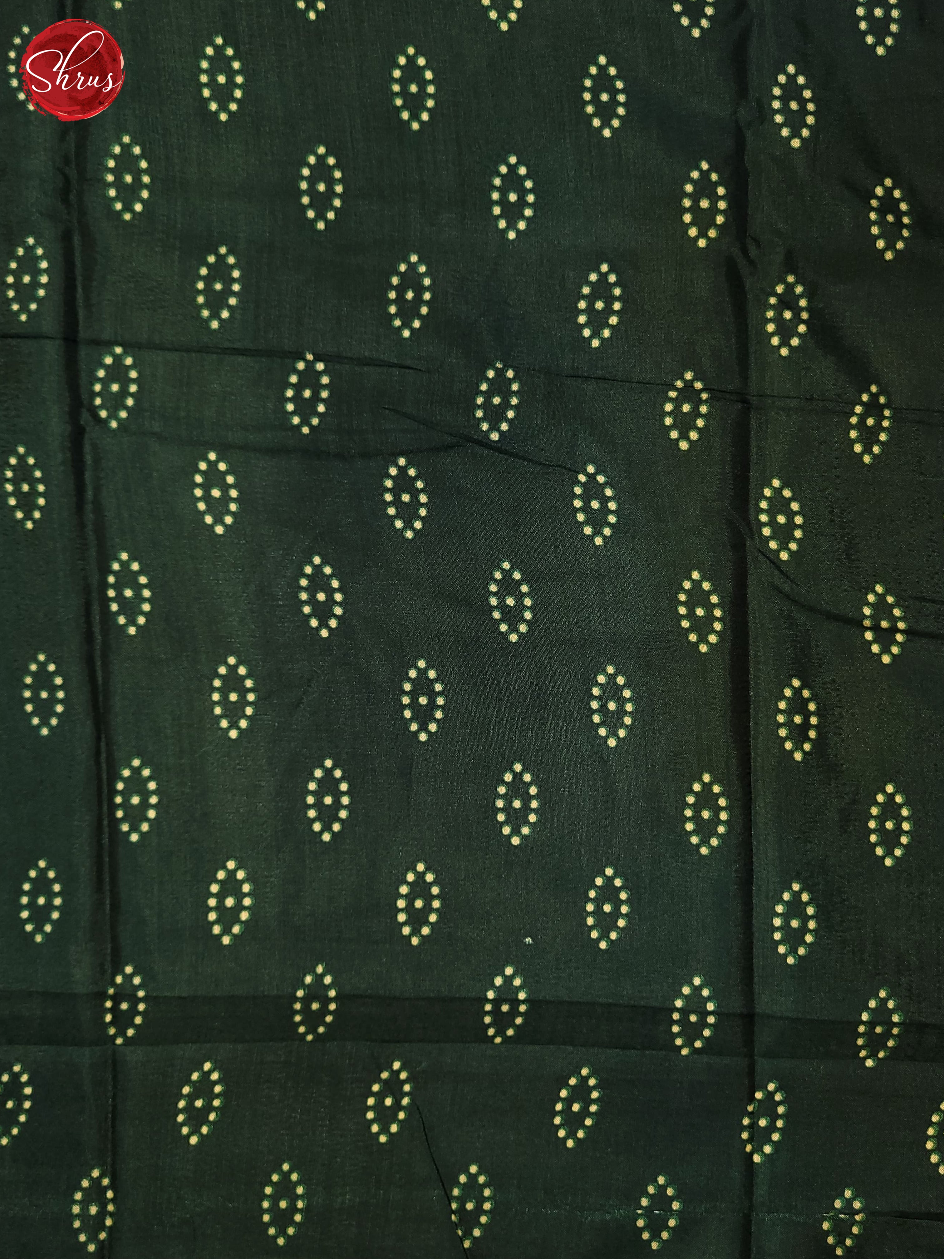 Green(Single Tone) - Semi Crepe Saree - Shop on ShrusEternity.com