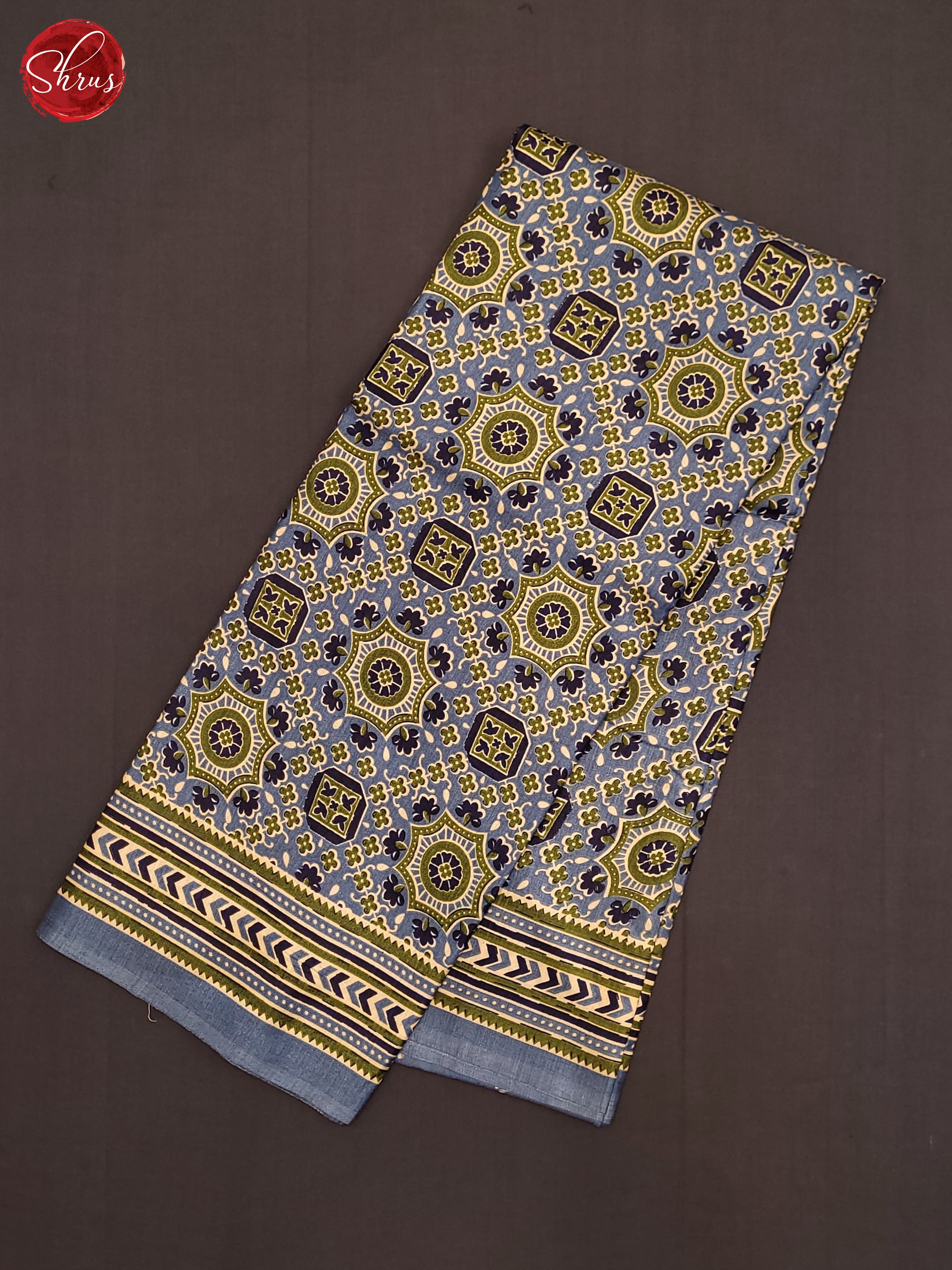 Blue(Single Tone)- Semi Crepe Saree - Shop on ShrusEternity.com