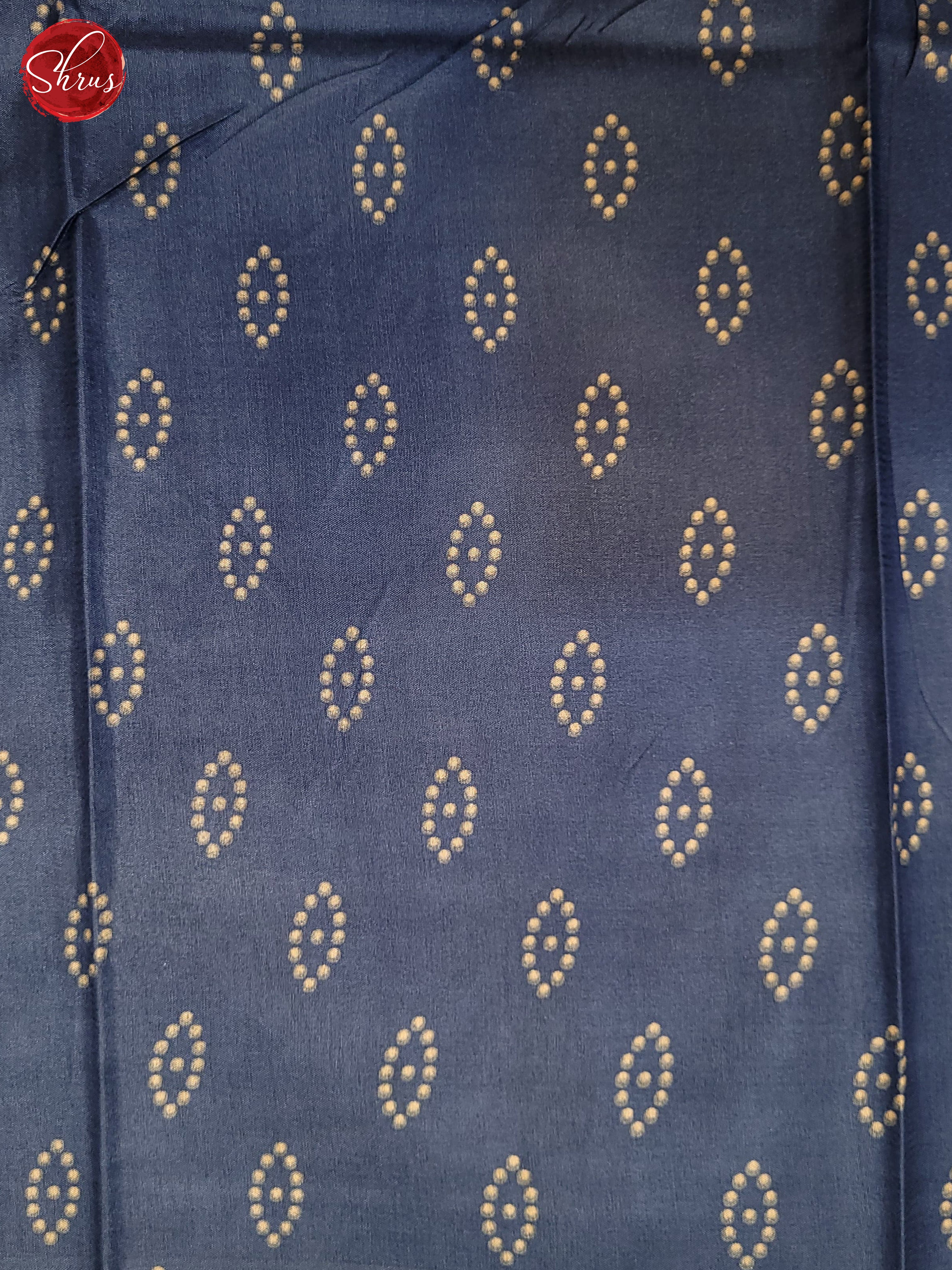 Blue(Single Tone)- Semi Crepe Saree - Shop on ShrusEternity.com