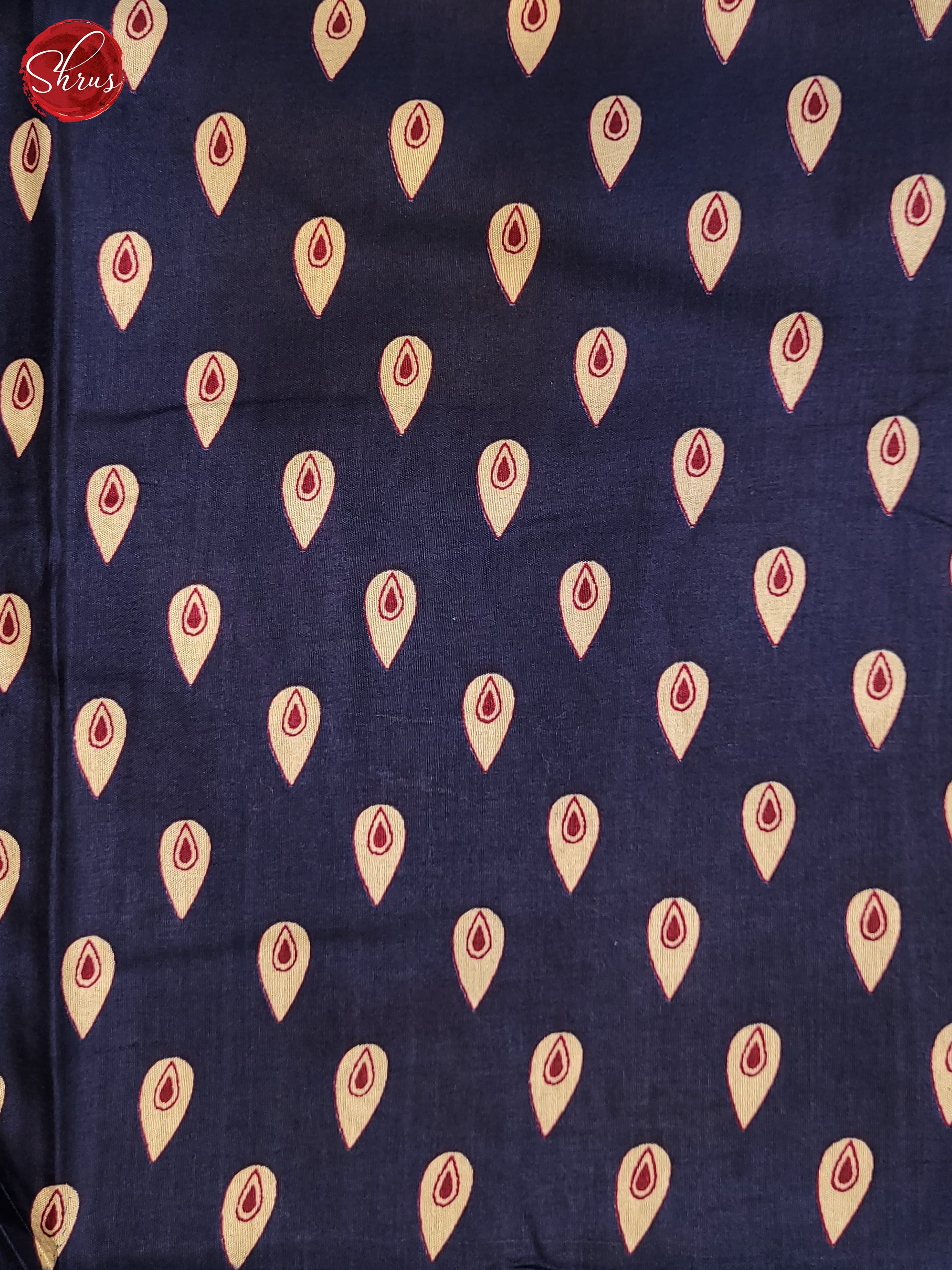 Blue(SIngle Tone) - Semi Crepe Saree - Shop on ShrusEternity.com