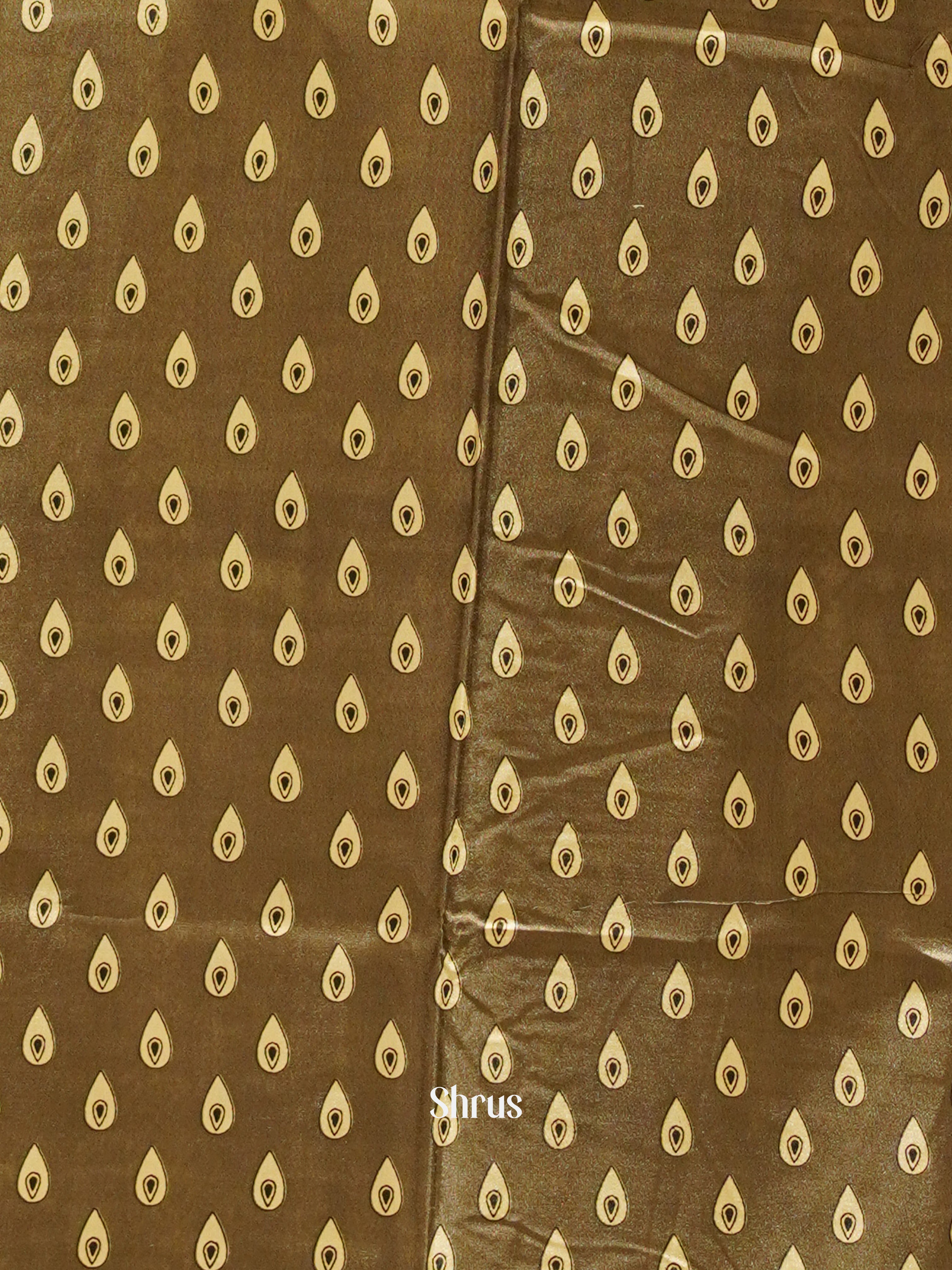 Grey(Single Tone) - Semi Crepe Saree - Shop on ShrusEternity.com